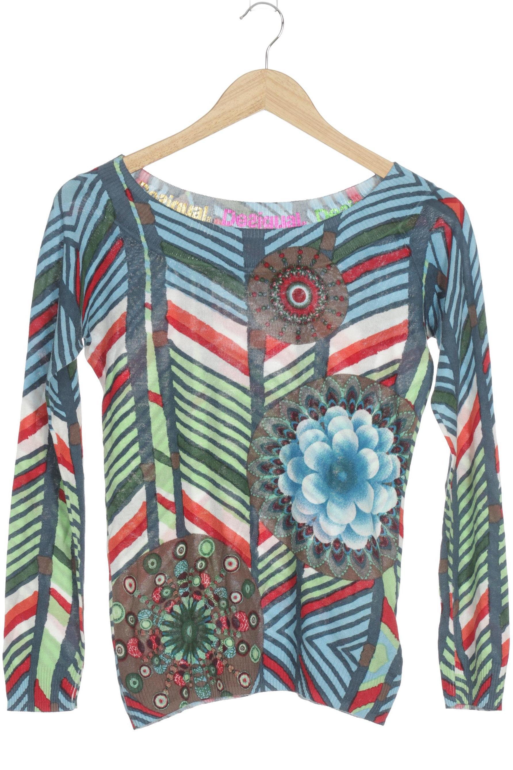 

Desigual Damen Pullover, blau, Gr.