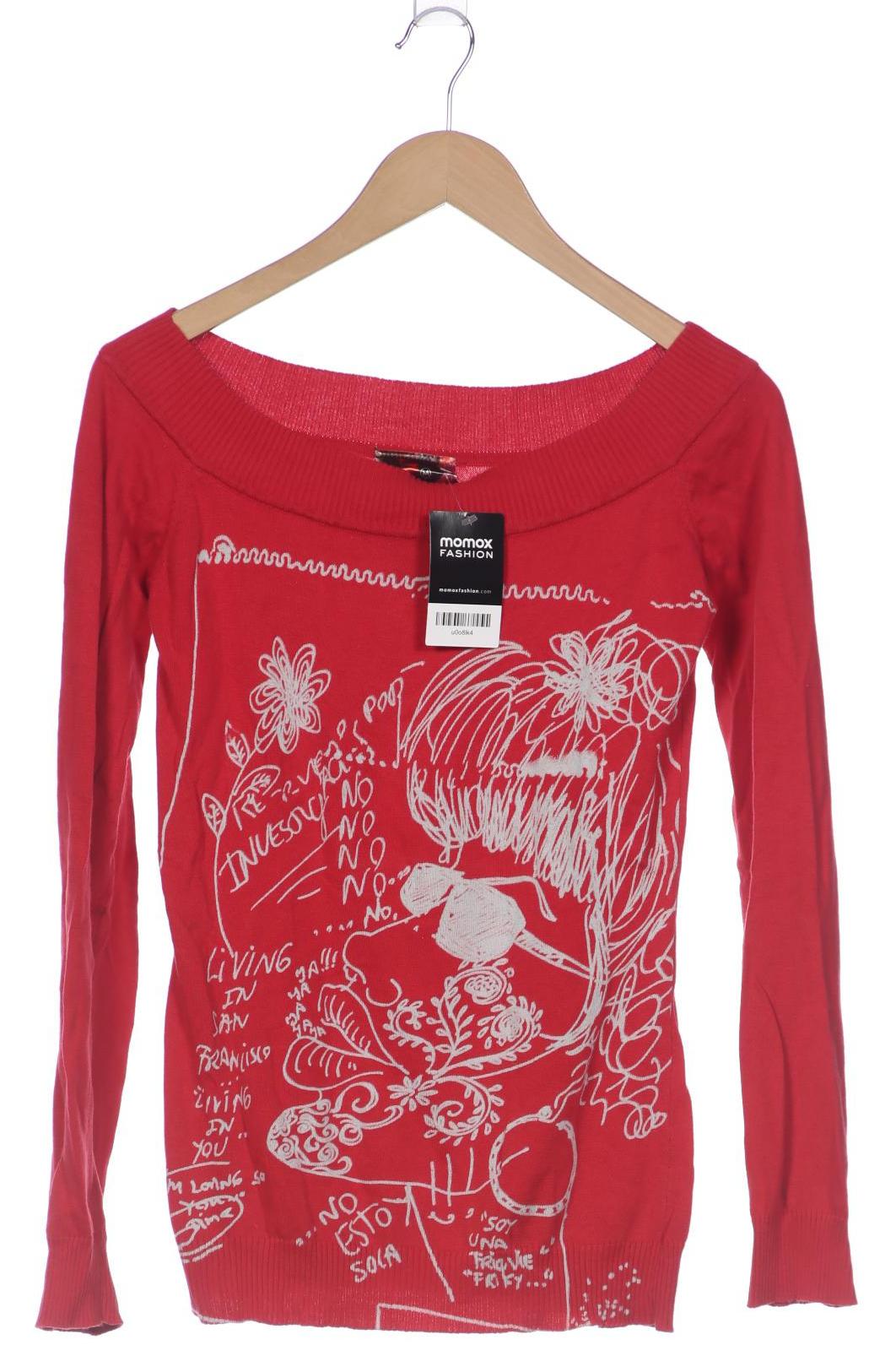

Desigual Damen Pullover, rot, Gr. 38