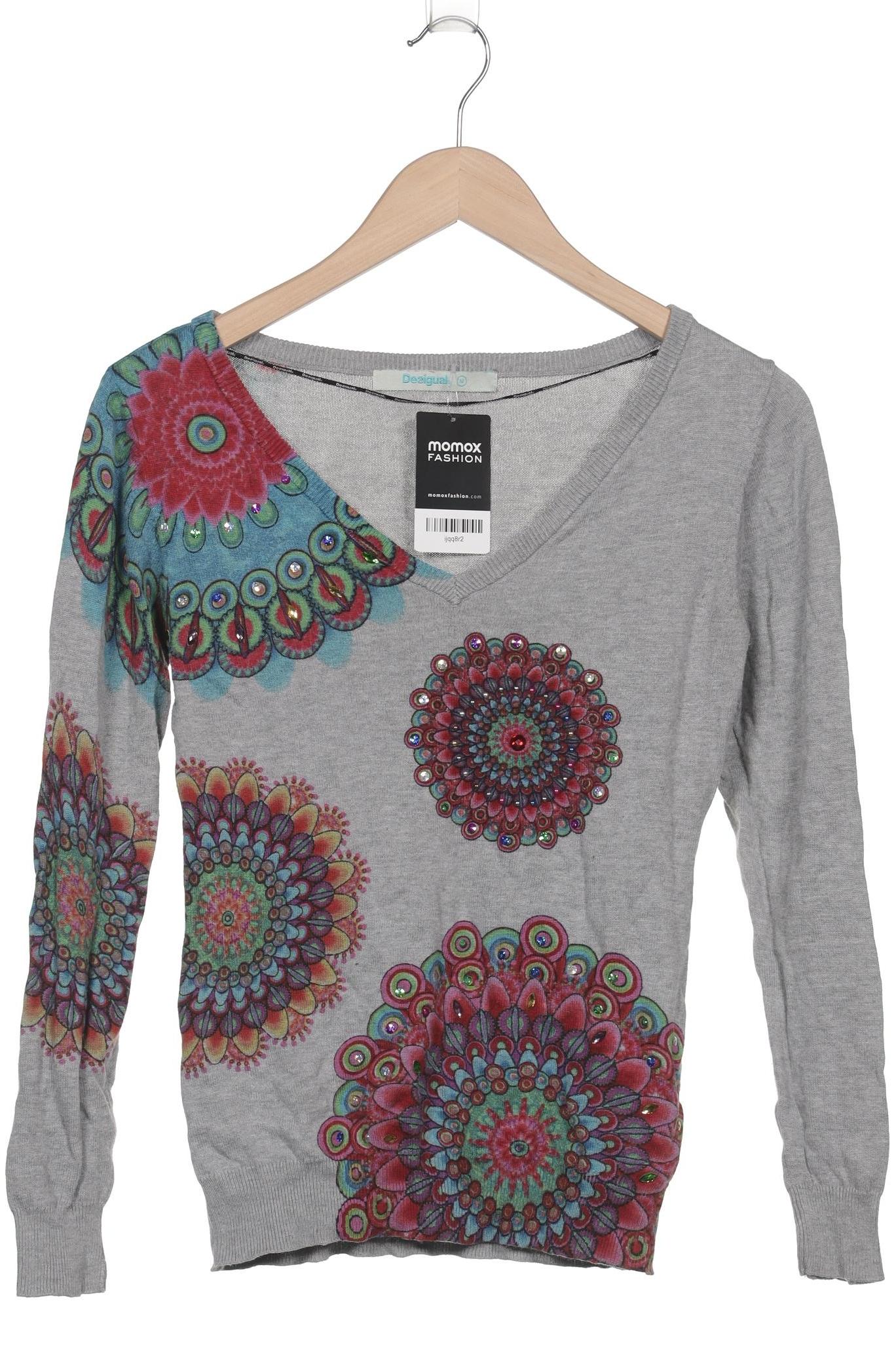 

Desigual Damen Pullover, grau, Gr. 38