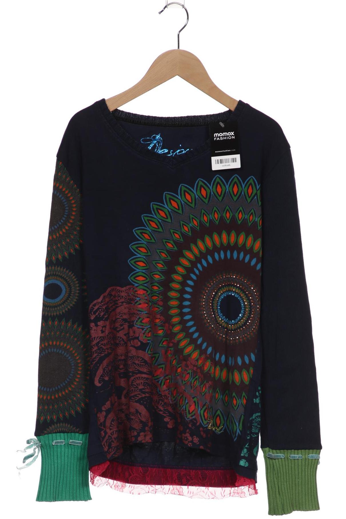 

Desigual Damen Pullover, marineblau, Gr. 36