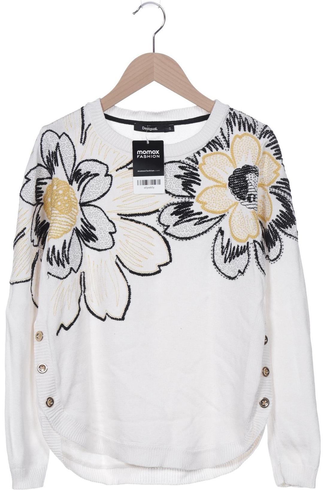 

Desigual Damen Pullover, cremeweiß, Gr. 36