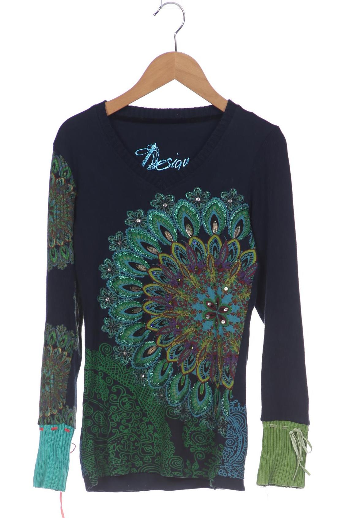 

Desigual Damen Pullover, marineblau, Gr. 34