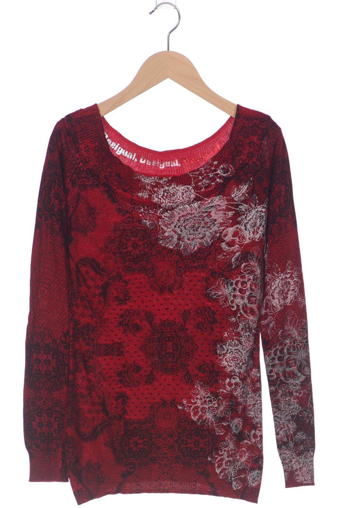 

Desigual Damen Pullover, rot, Gr. 36
