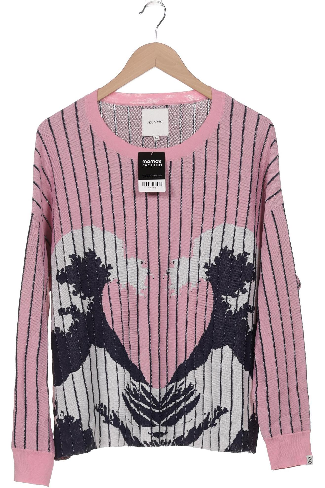 

Desigual Damen Pullover, pink, Gr. 44