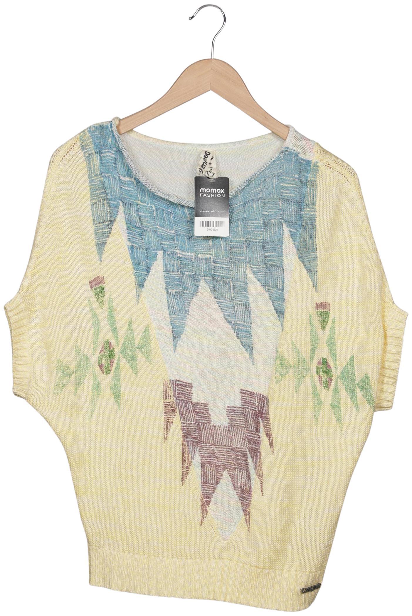 

Desigual Damen Pullover, gelb, Gr. 38