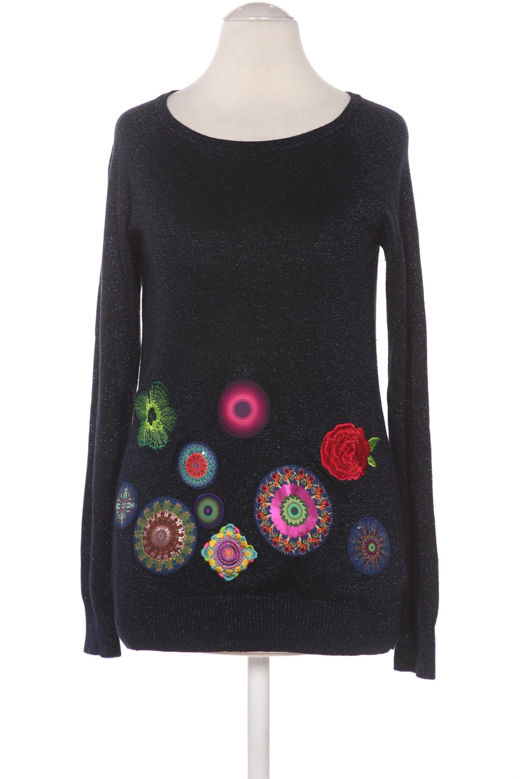 

Desigual Damen Pullover, marineblau, Gr. 36