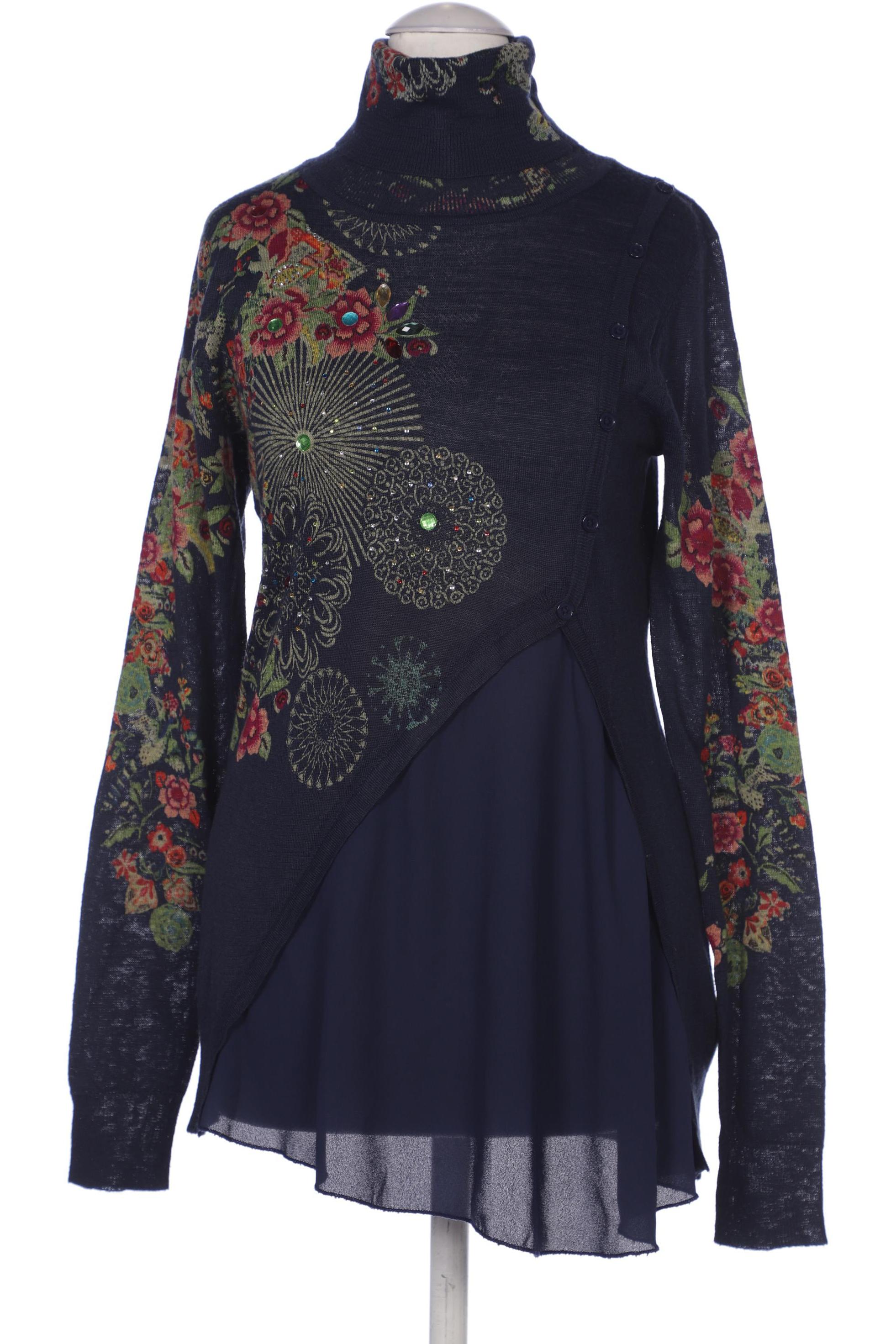 

Desigual Damen Pullover, marineblau, Gr. 36