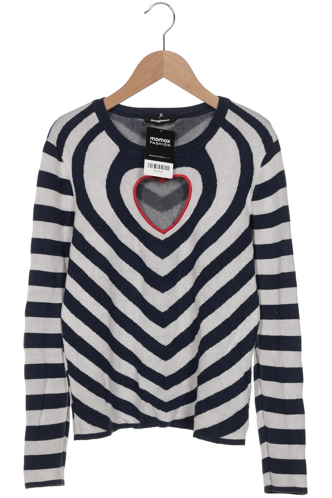

Desigual Damen Pullover, blau, Gr. 44