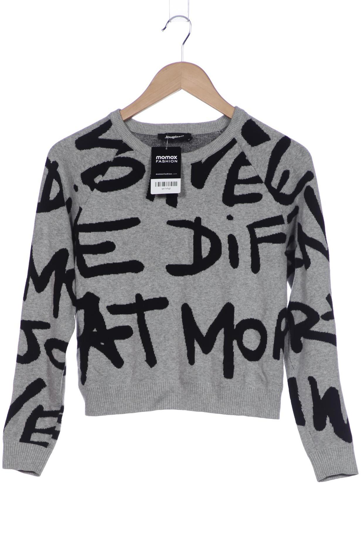 

Desigual Damen Pullover, grau, Gr. 34