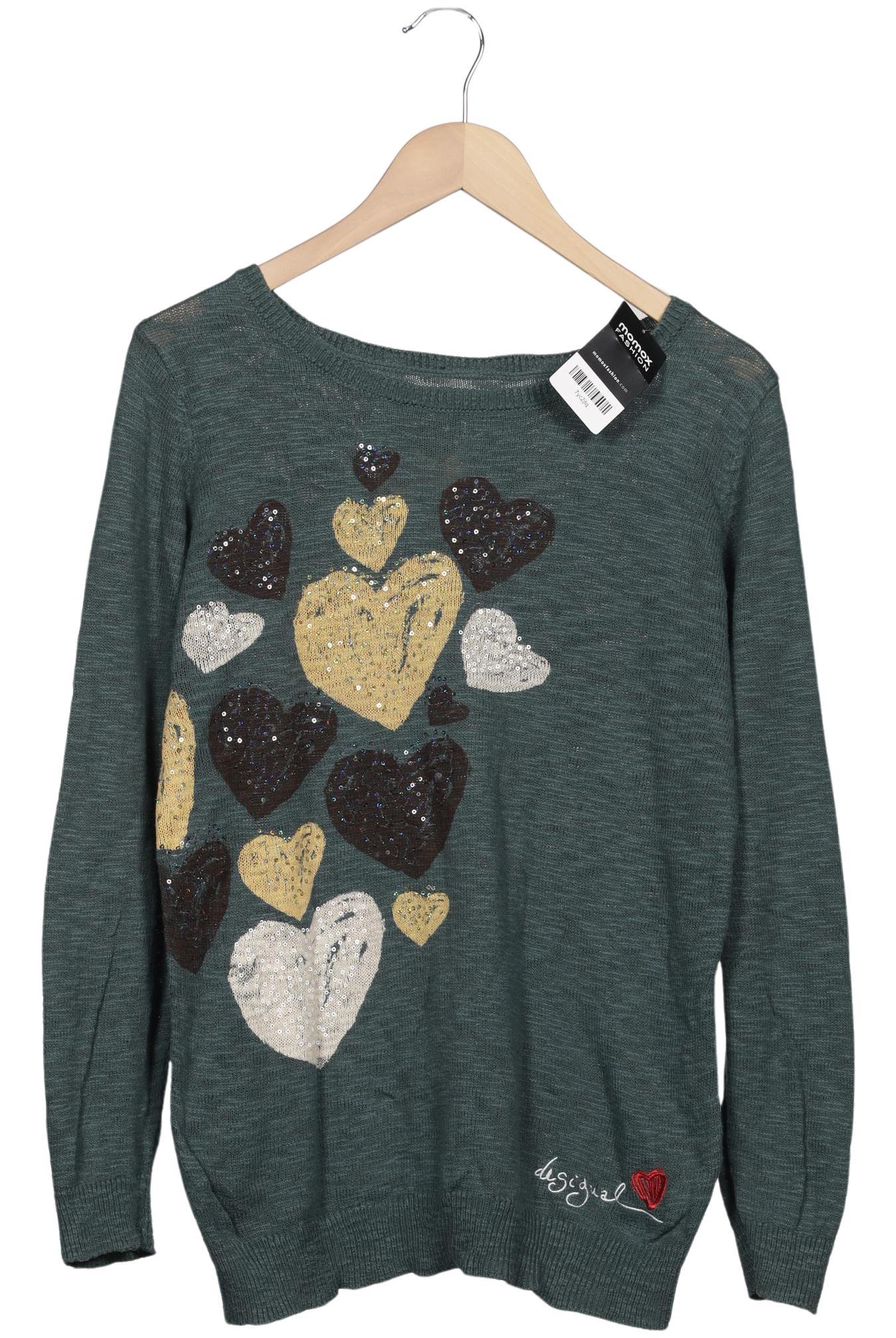 

Desigual Damen Pullover, türkis, Gr. 44