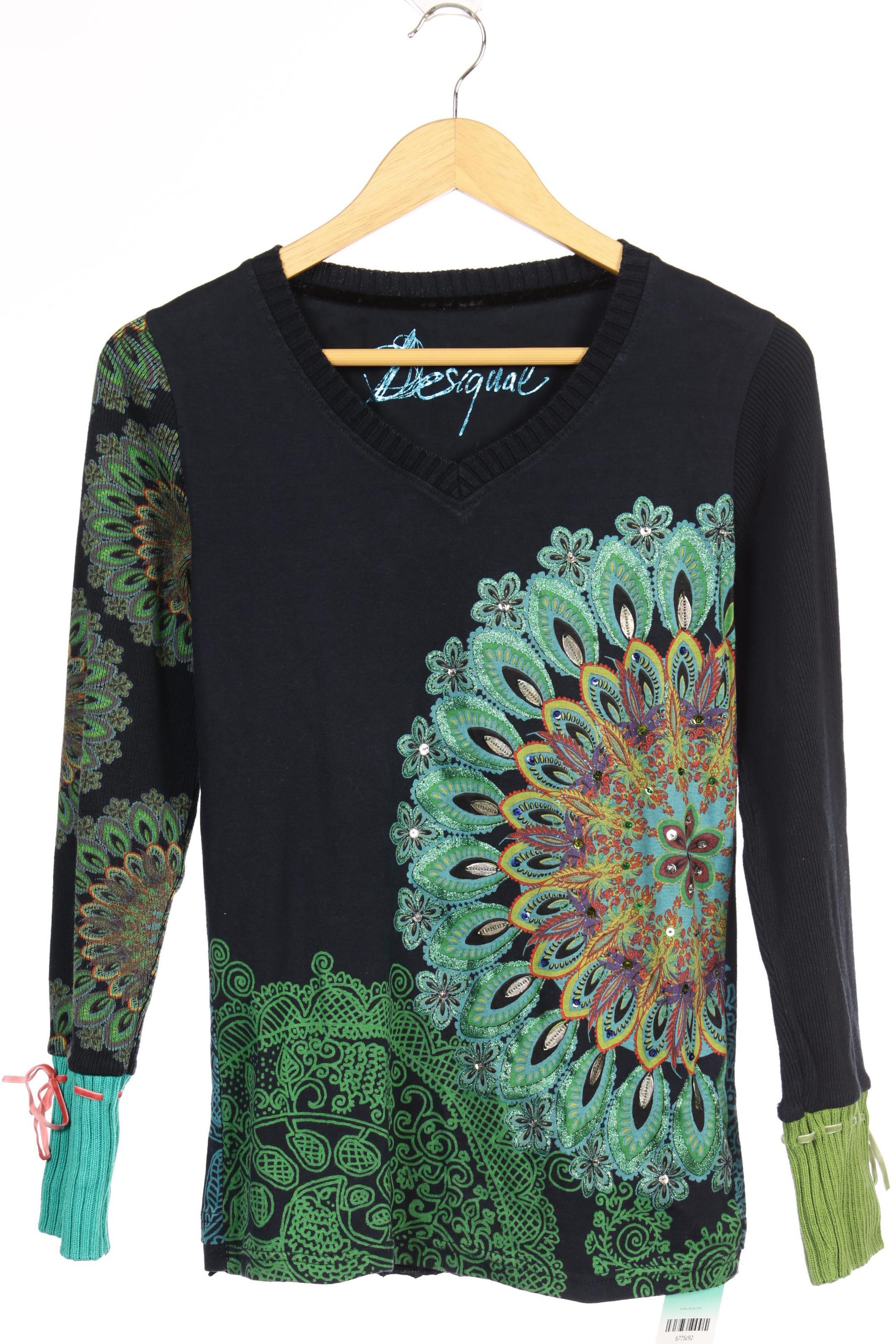 

Desigual Damen Pullover, blau, Gr.