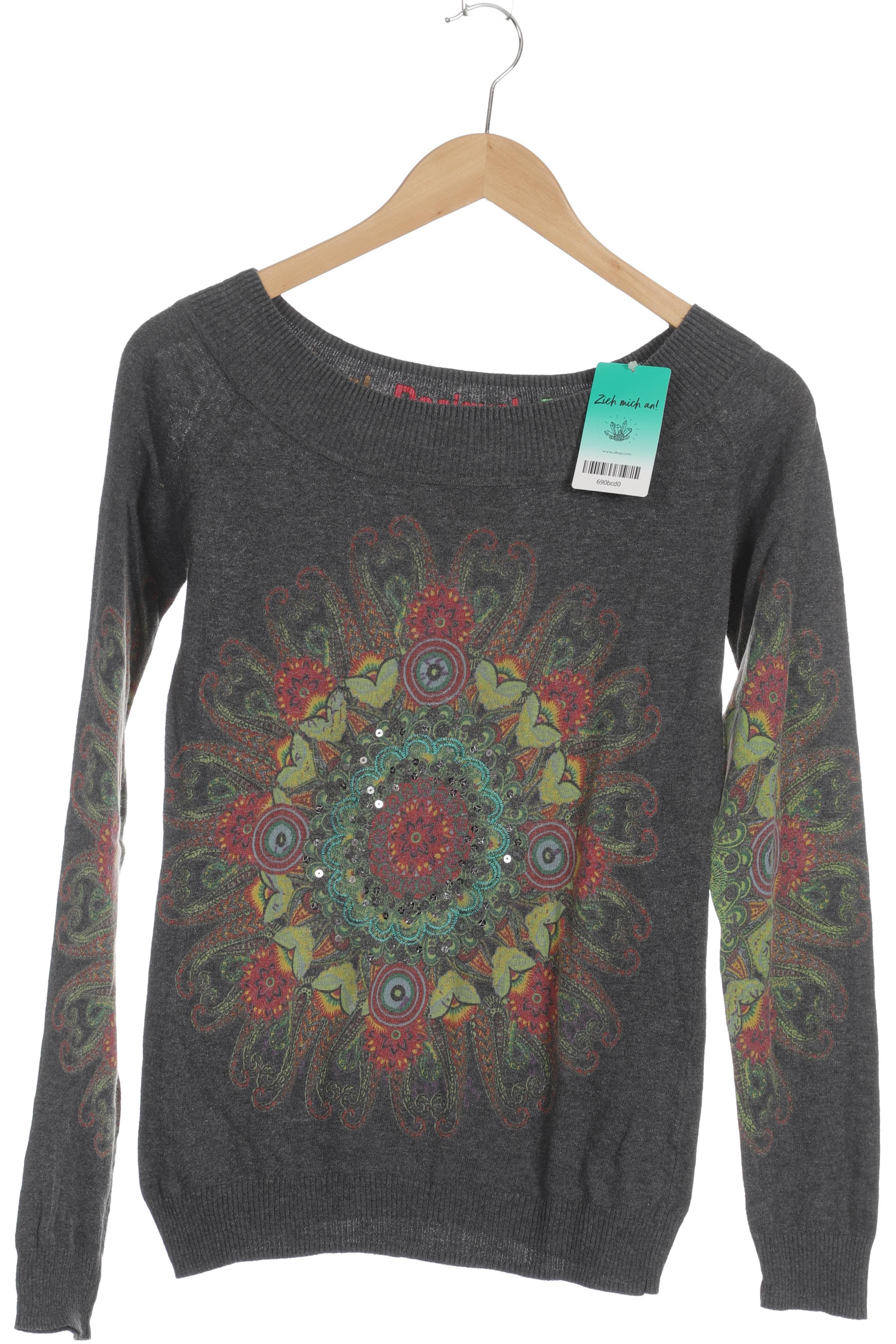 

Desigual Damen Pullover, grau, Gr.