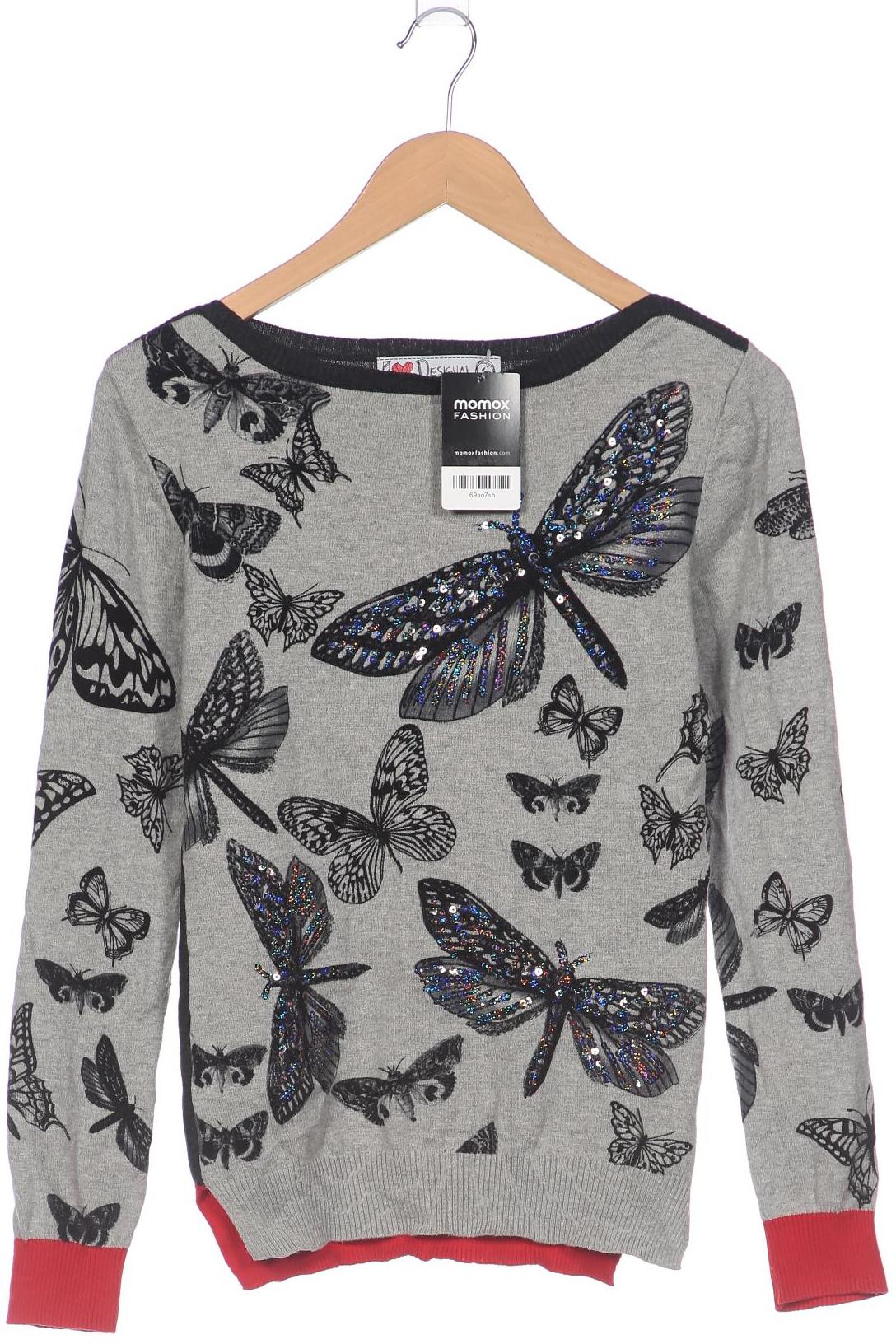 

Desigual Damen Pullover, grau, Gr. 36