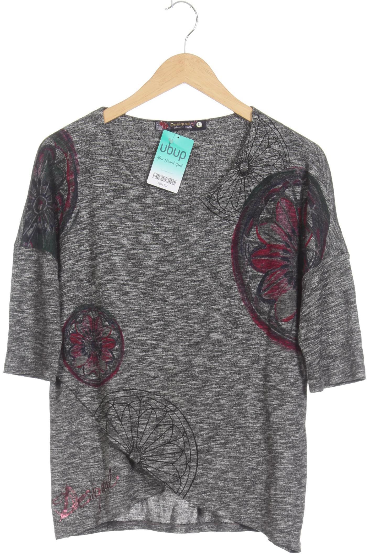 

Desigual Damen Pullover, grau, Gr.