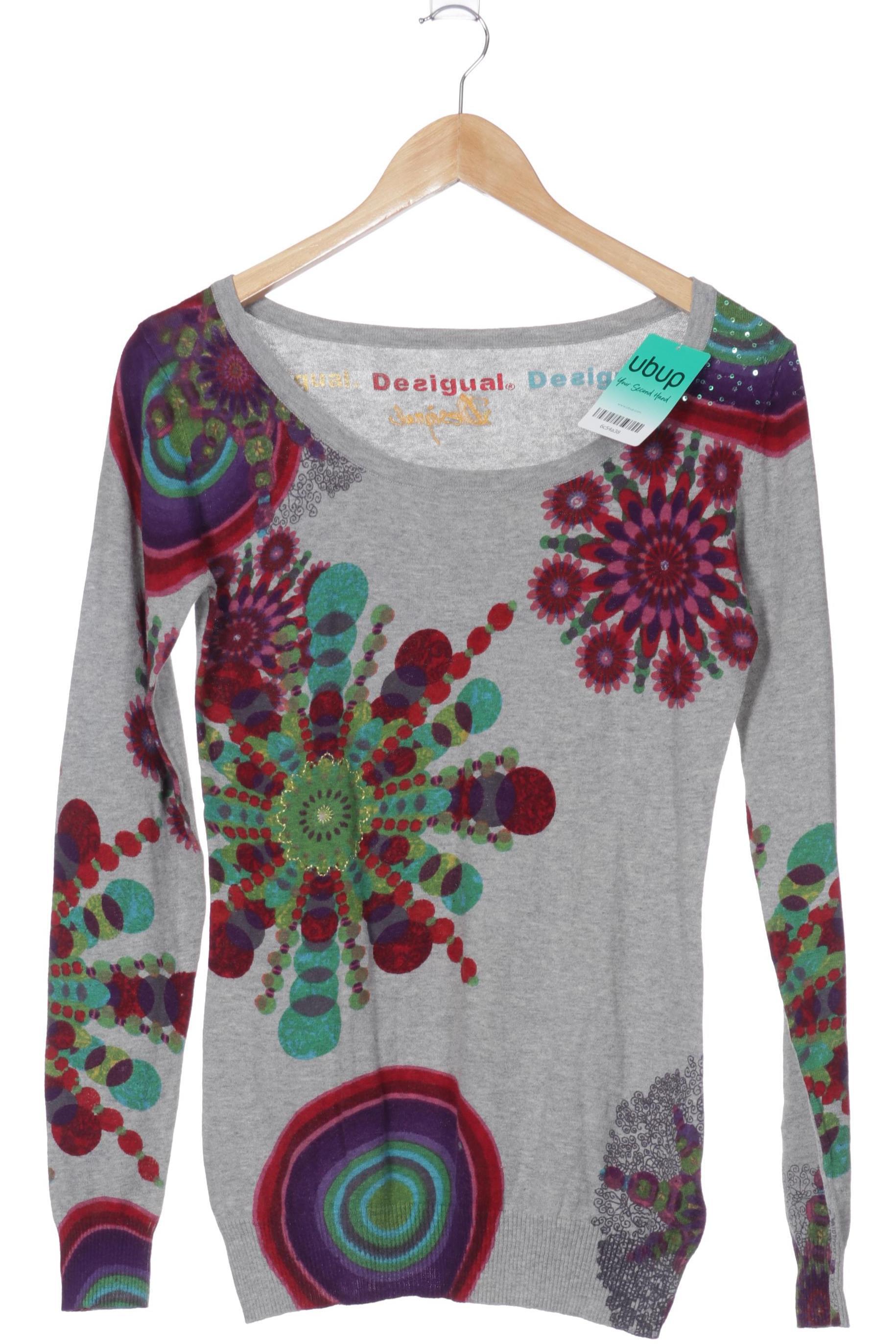 

Desigual Damen Pullover, grau, Gr.
