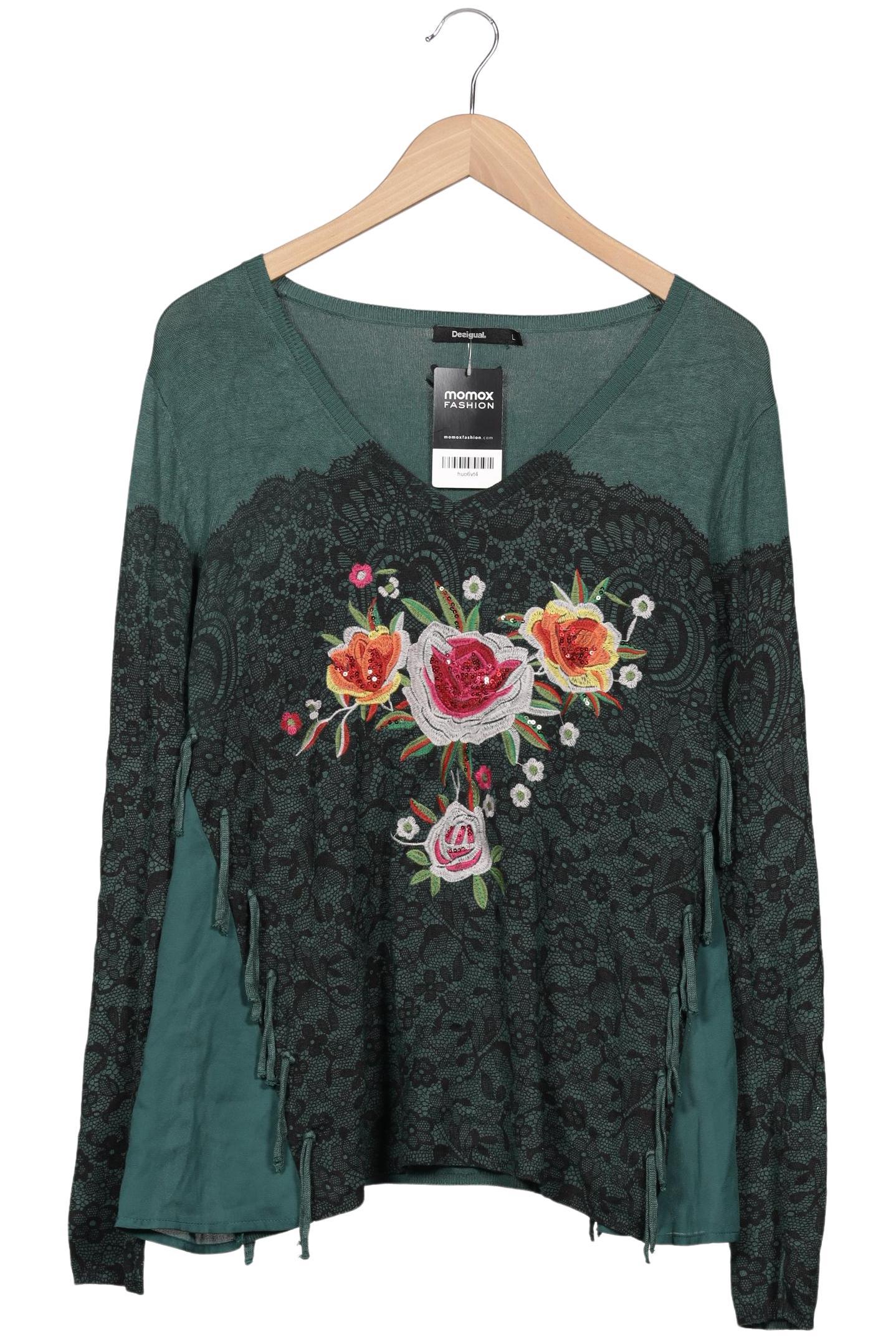 

Desigual Damen Pullover, grün, Gr. 42