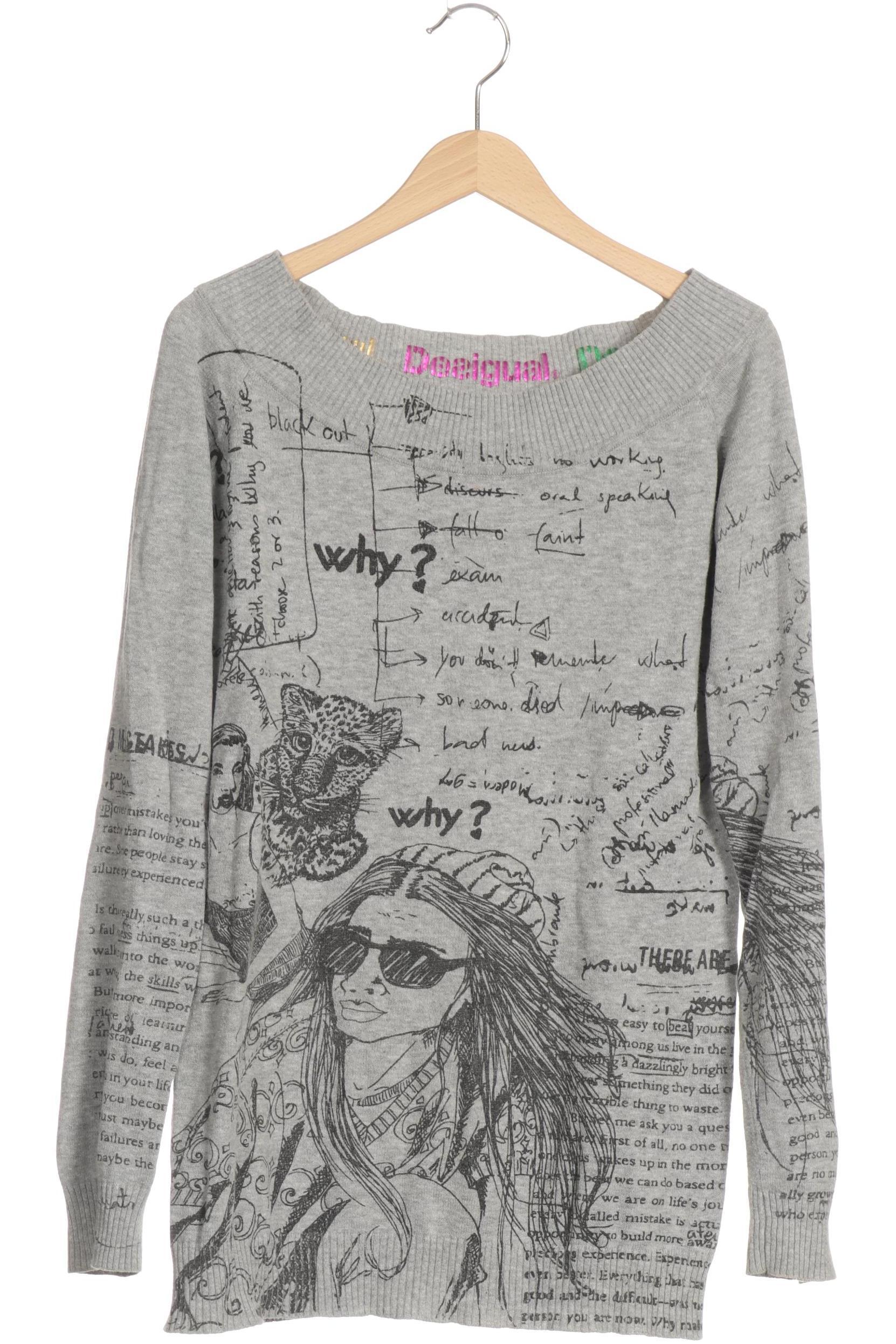

Desigual Damen Pullover, grau, Gr.