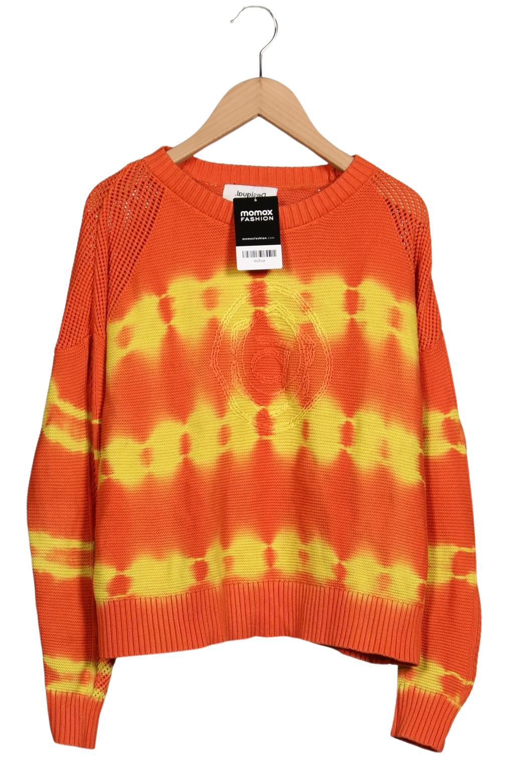 

Desigual Damen Pullover, orange, Gr. 36