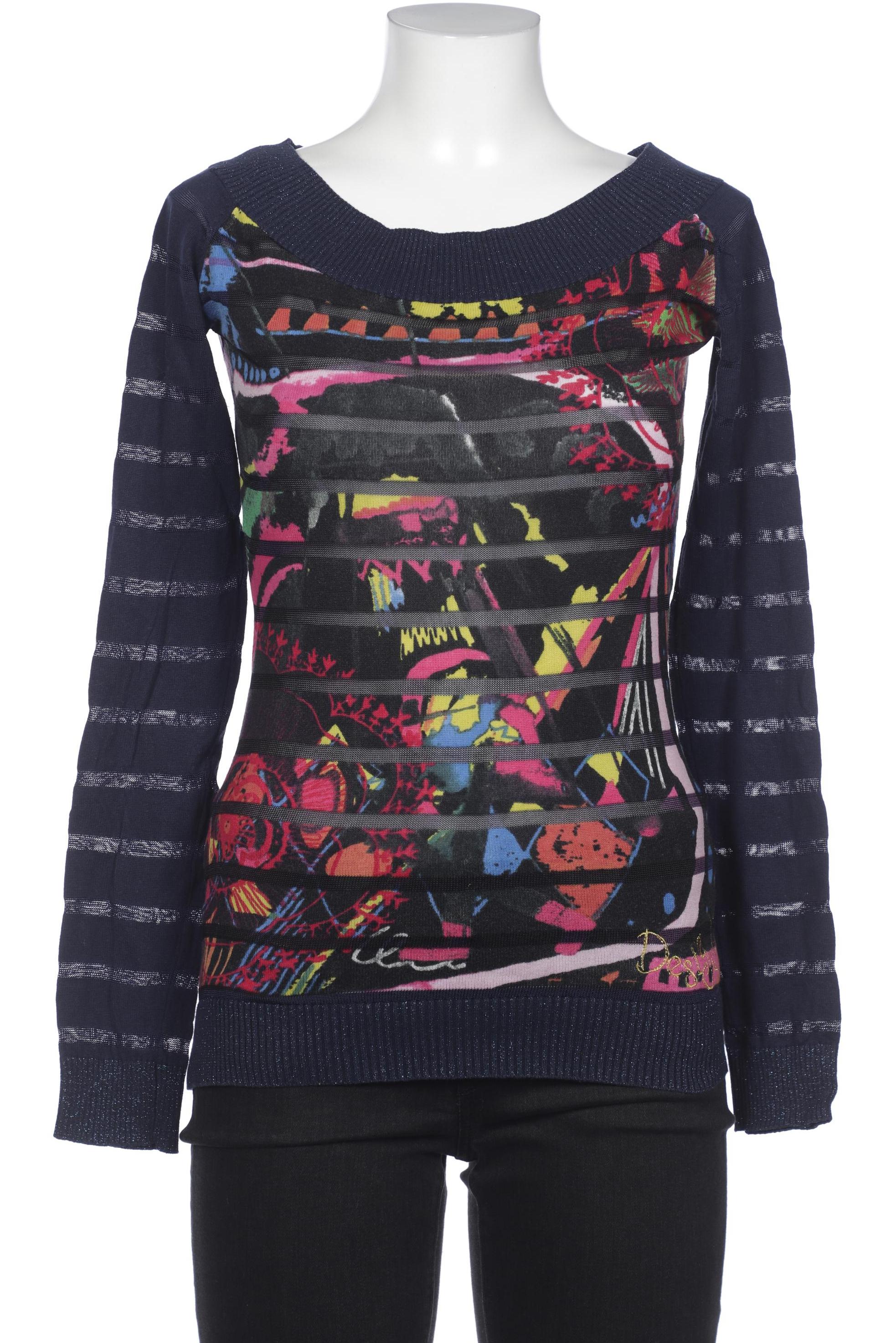 

Desigual Damen Pullover, marineblau, Gr. 38