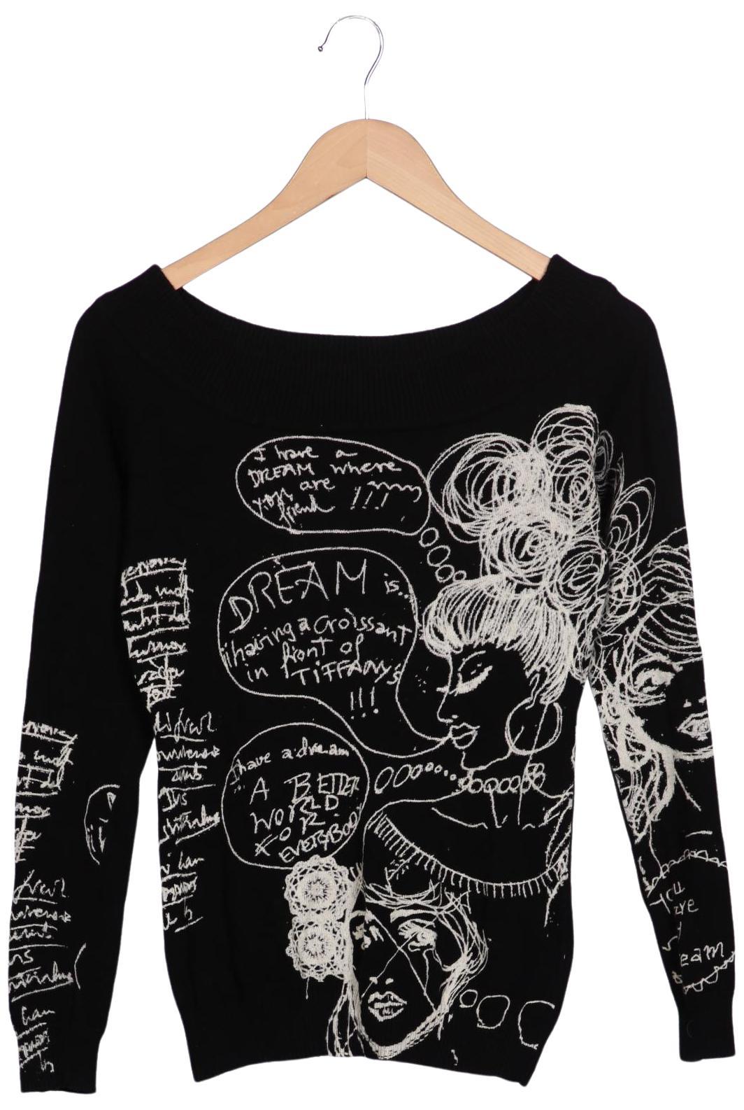 

Desigual Damen Pullover, schwarz, Gr. 38