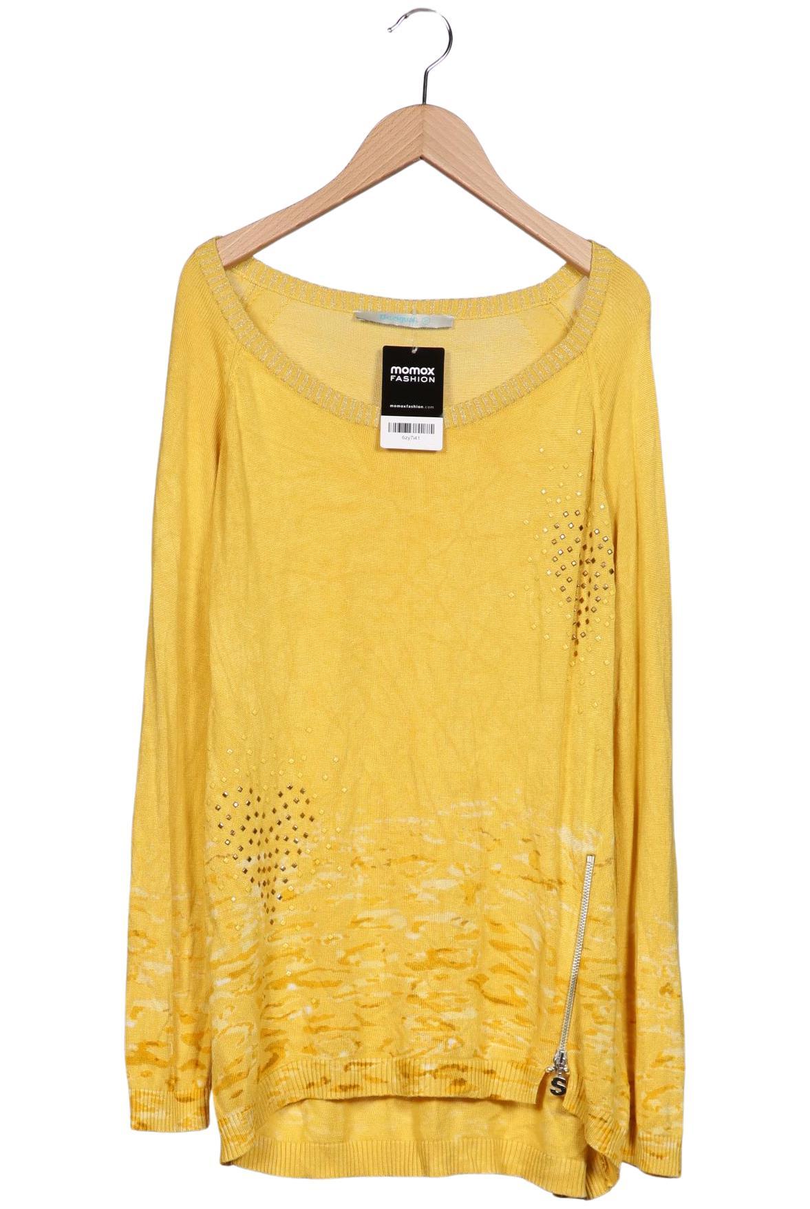 

Desigual Damen Pullover, gelb, Gr. 44