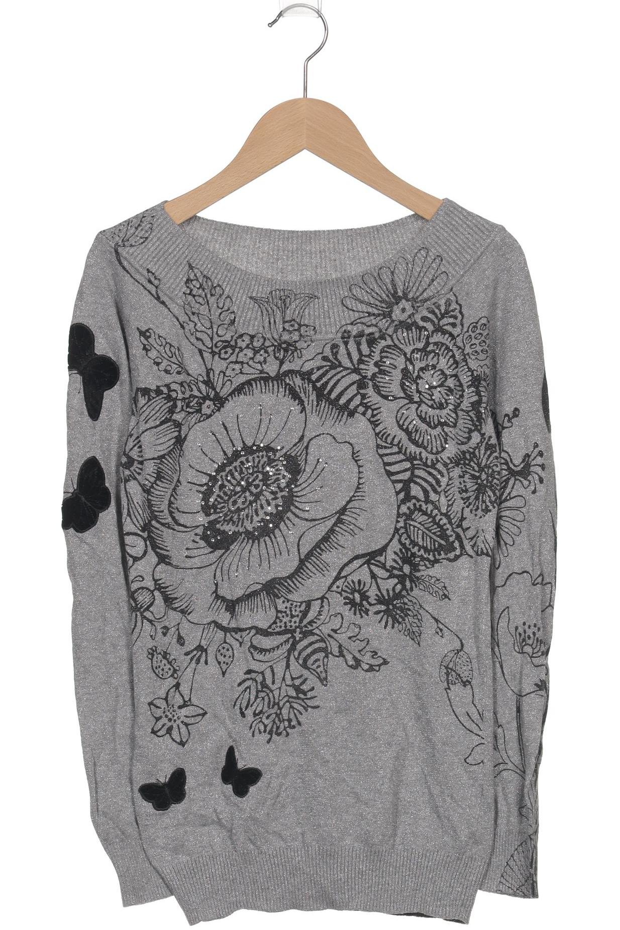 

Desigual Damen Pullover, grau, Gr. 34