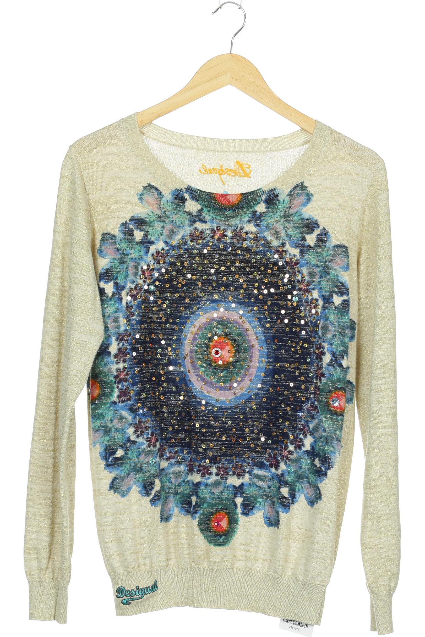 

Desigual Damen Pullover, beige, Gr.