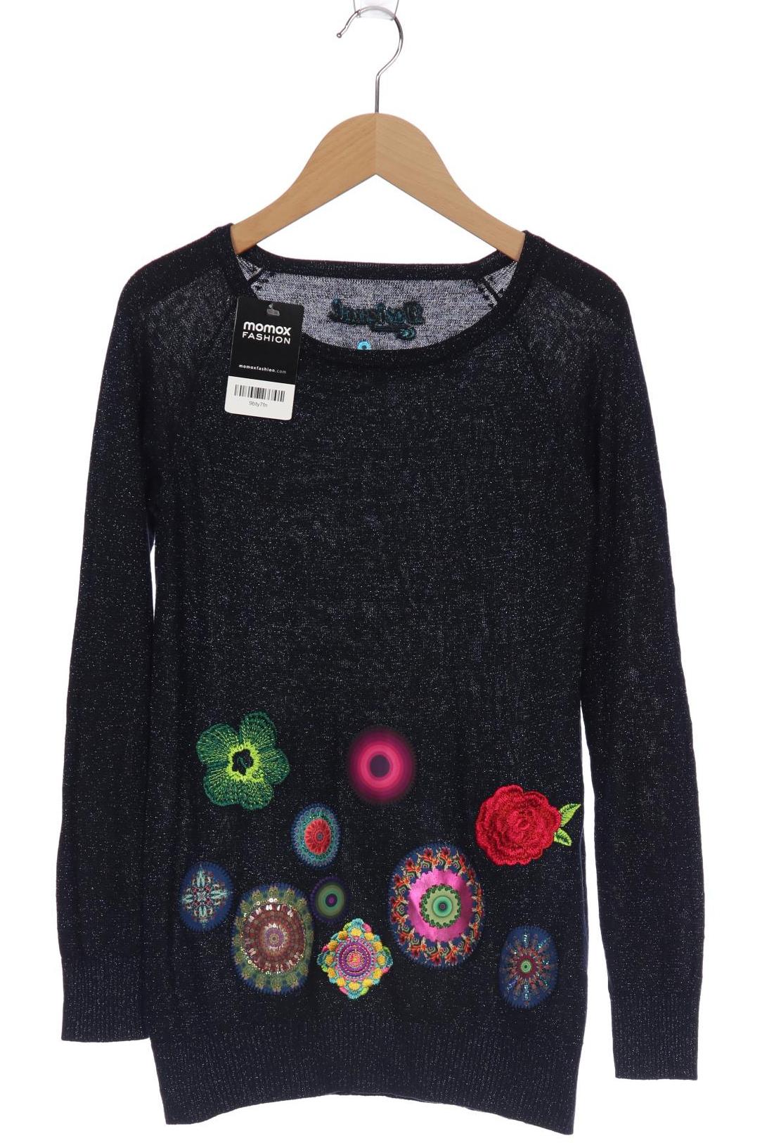 

Desigual Damen Pullover, marineblau, Gr. 36