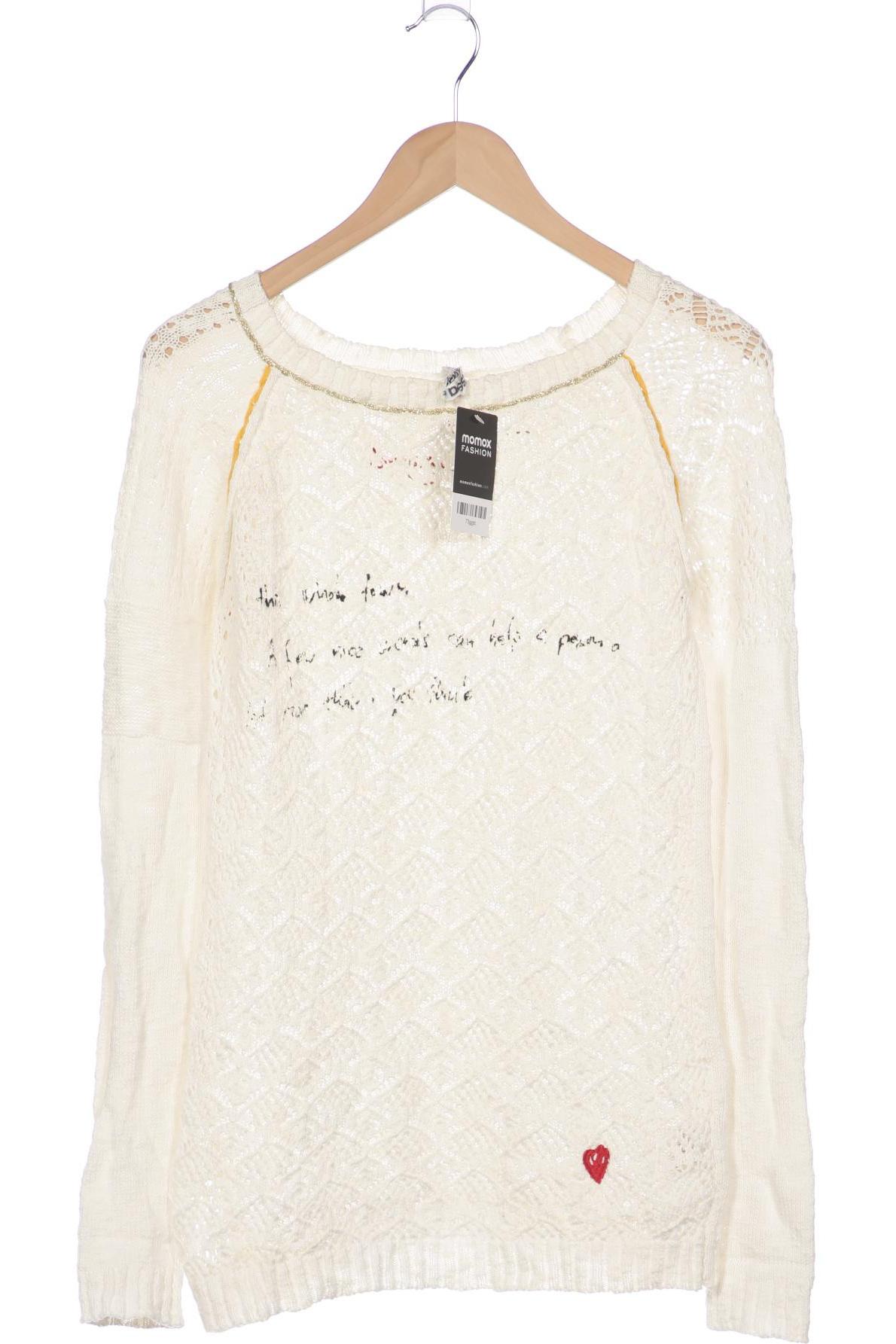 

Desigual Damen Pullover, cremeweiß, Gr. 38