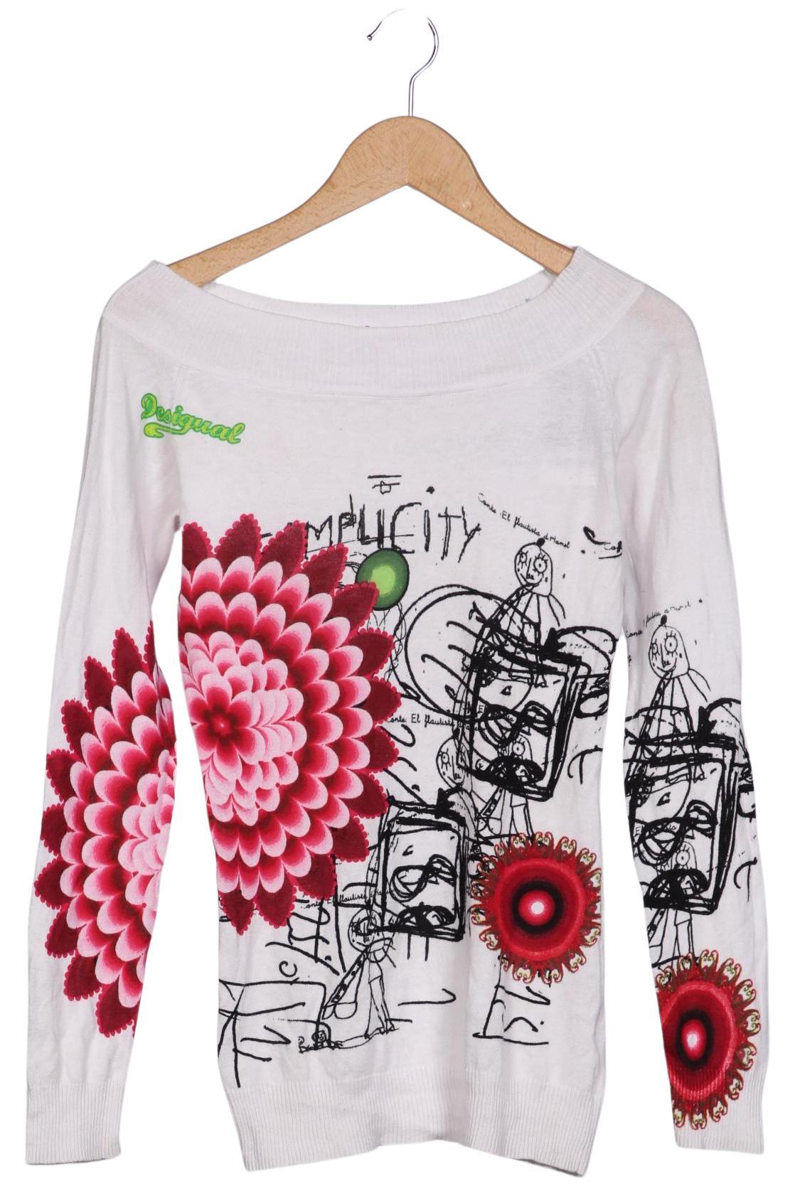 

Desigual Damen Pullover, weiß, Gr. 36