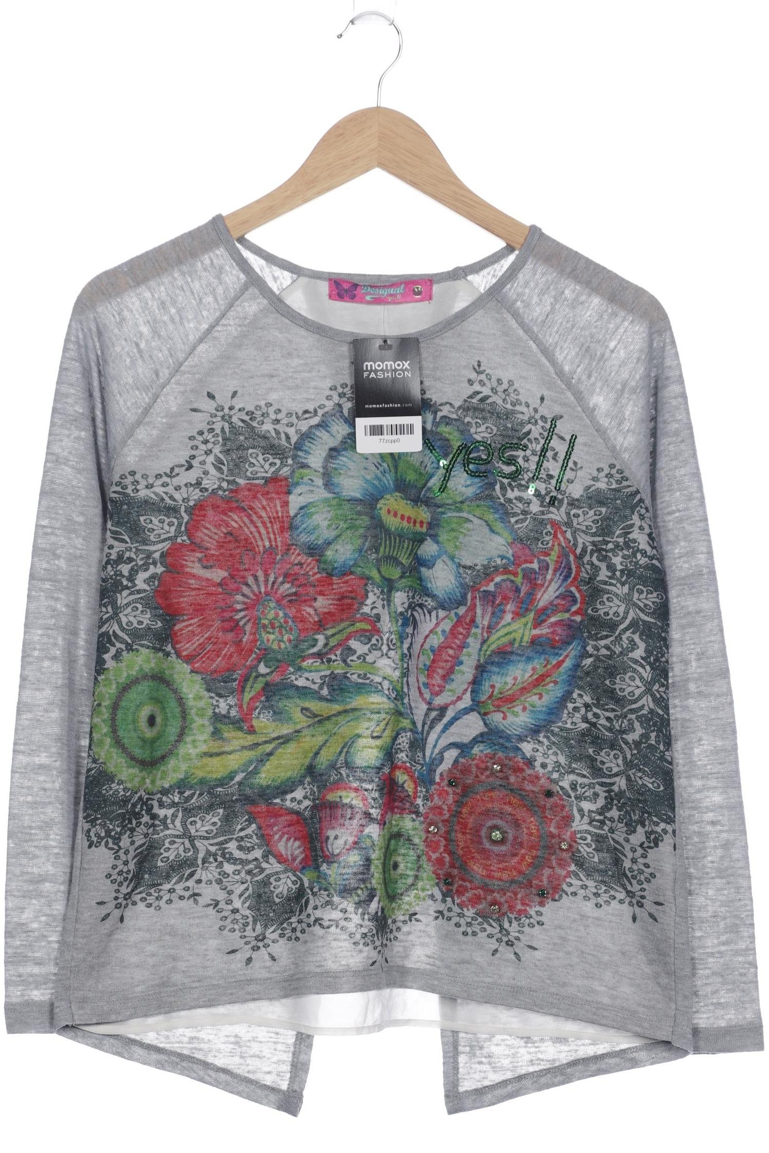 

Desigual Damen Pullover, grau, Gr. 38