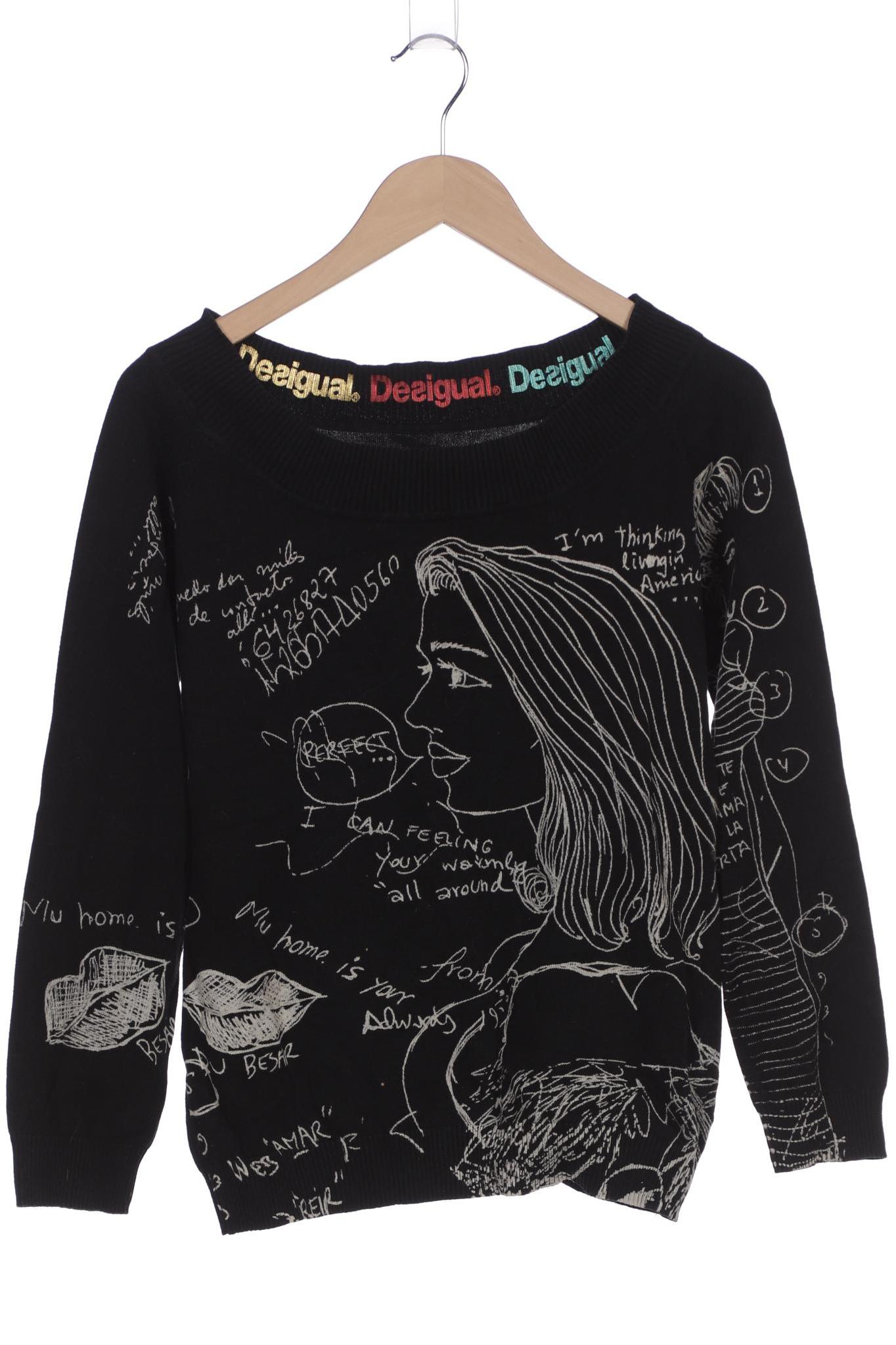 

Desigual Damen Pullover, schwarz, Gr. 46