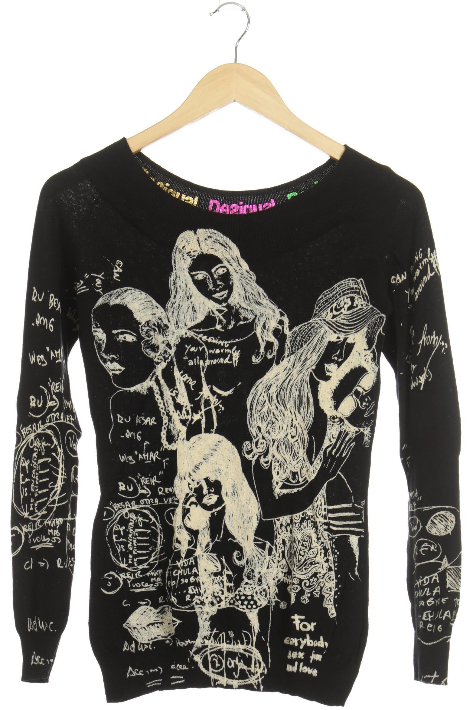 

Desigual Damen Pullover, schwarz, Gr.