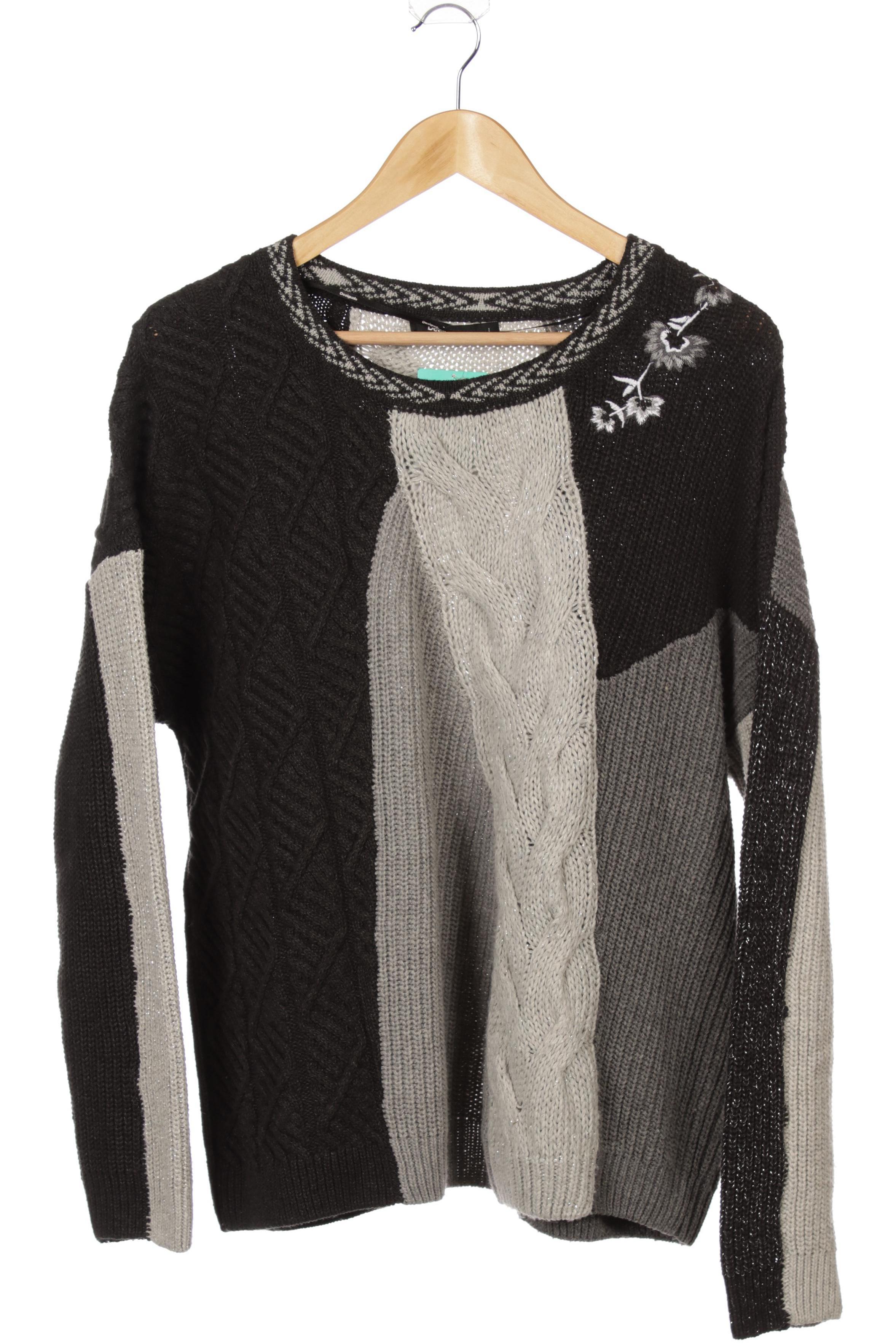 

Desigual Damen Pullover, grau, Gr.