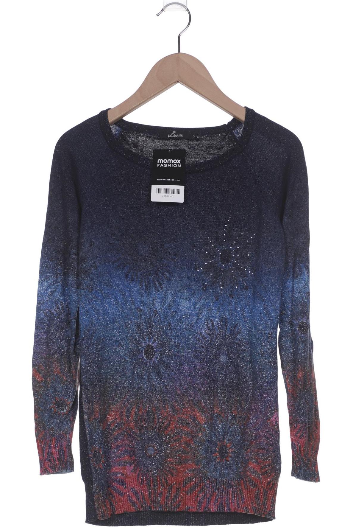 

Desigual Damen Pullover, marineblau, Gr. 36