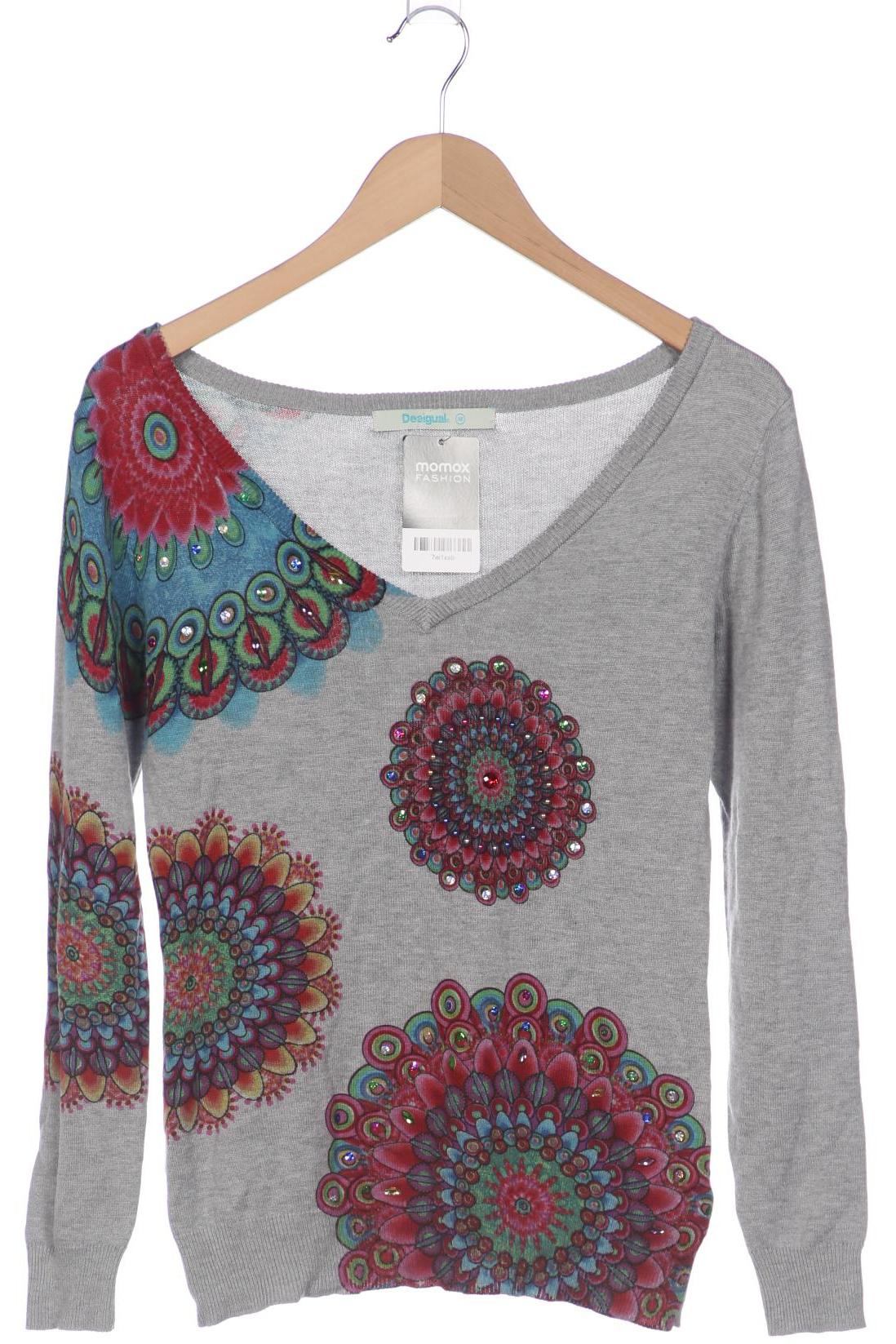 

Desigual Damen Pullover, grau, Gr. 38
