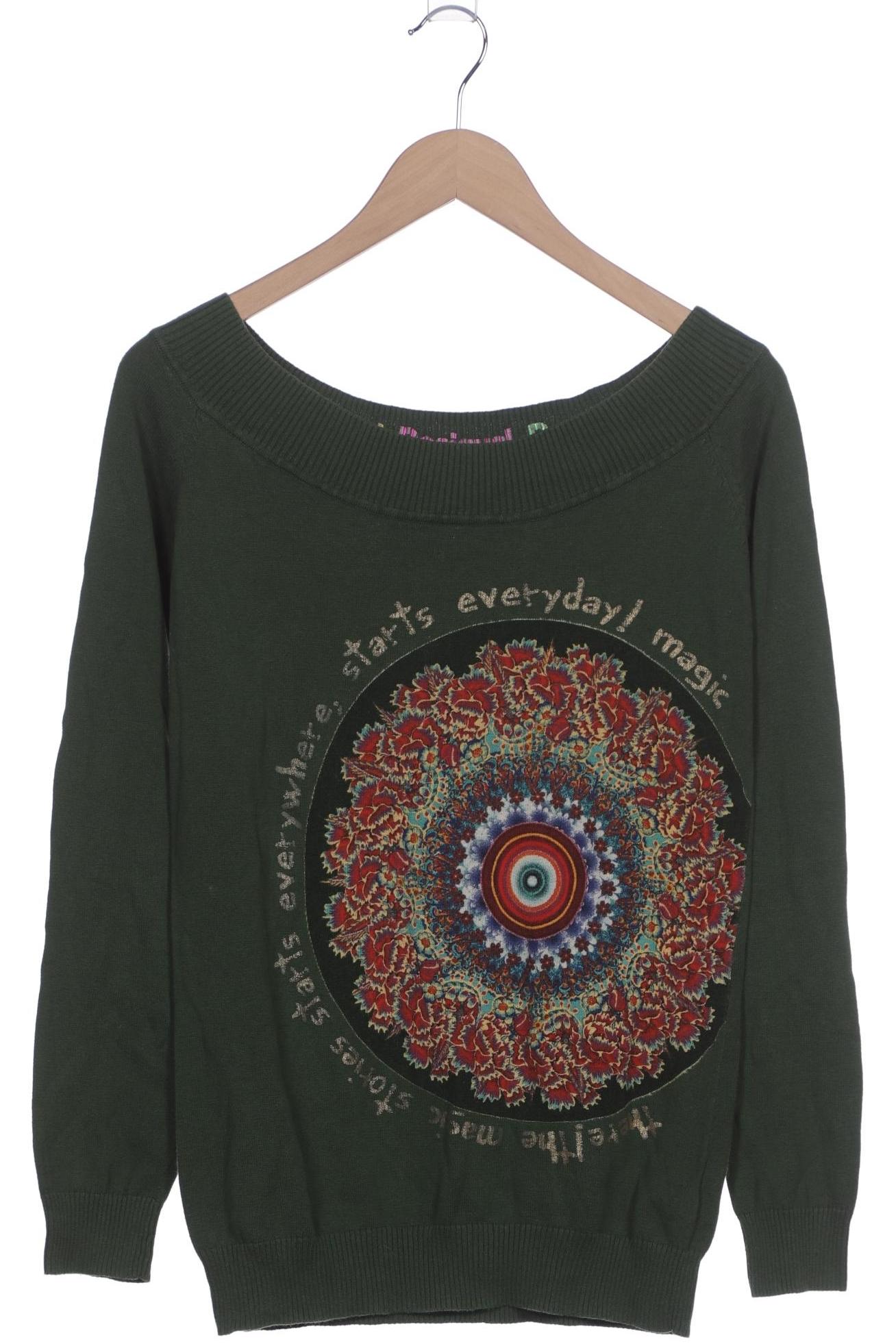 

Desigual Damen Pullover, grün, Gr. 42