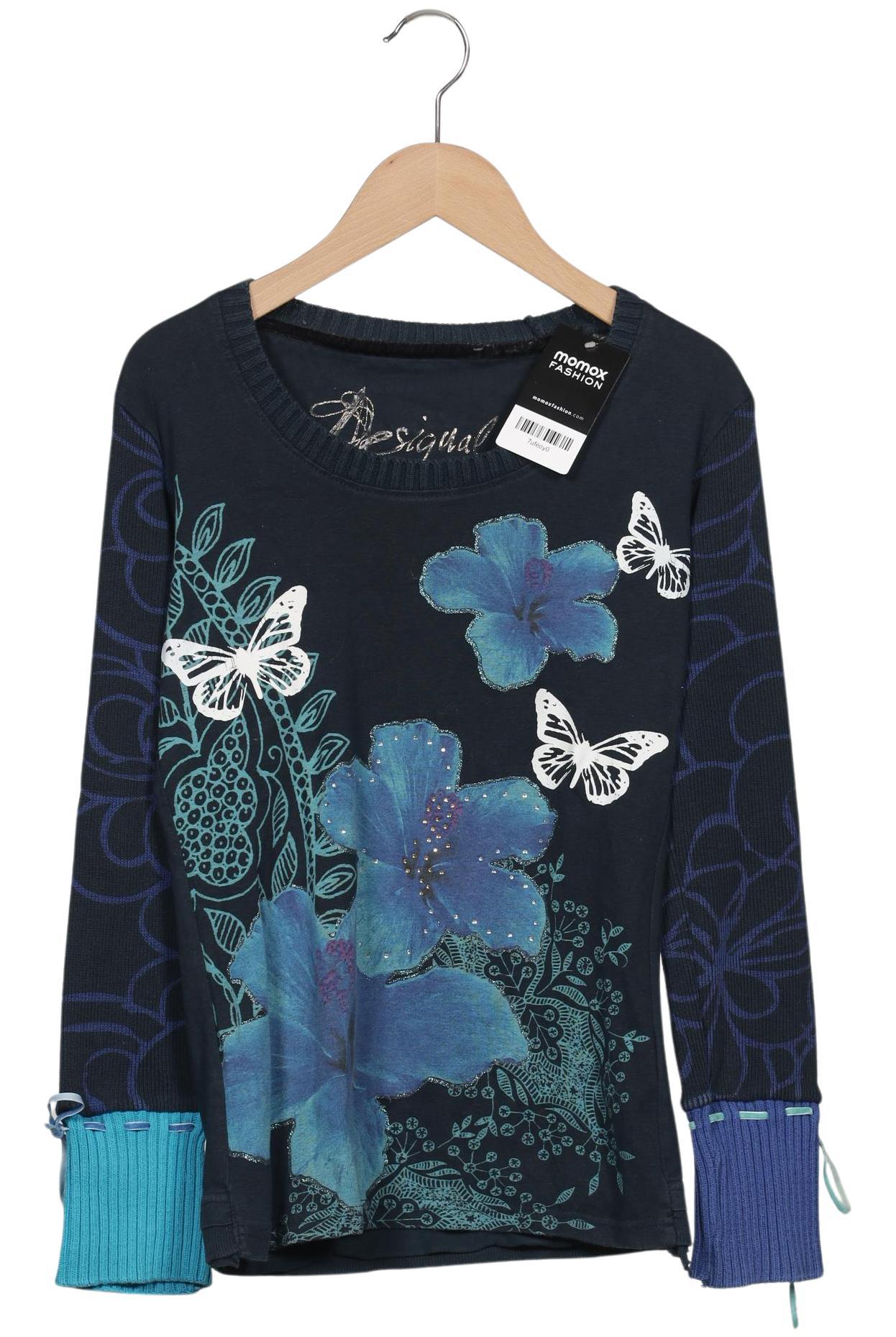 

Desigual Damen Pullover, marineblau, Gr. 34