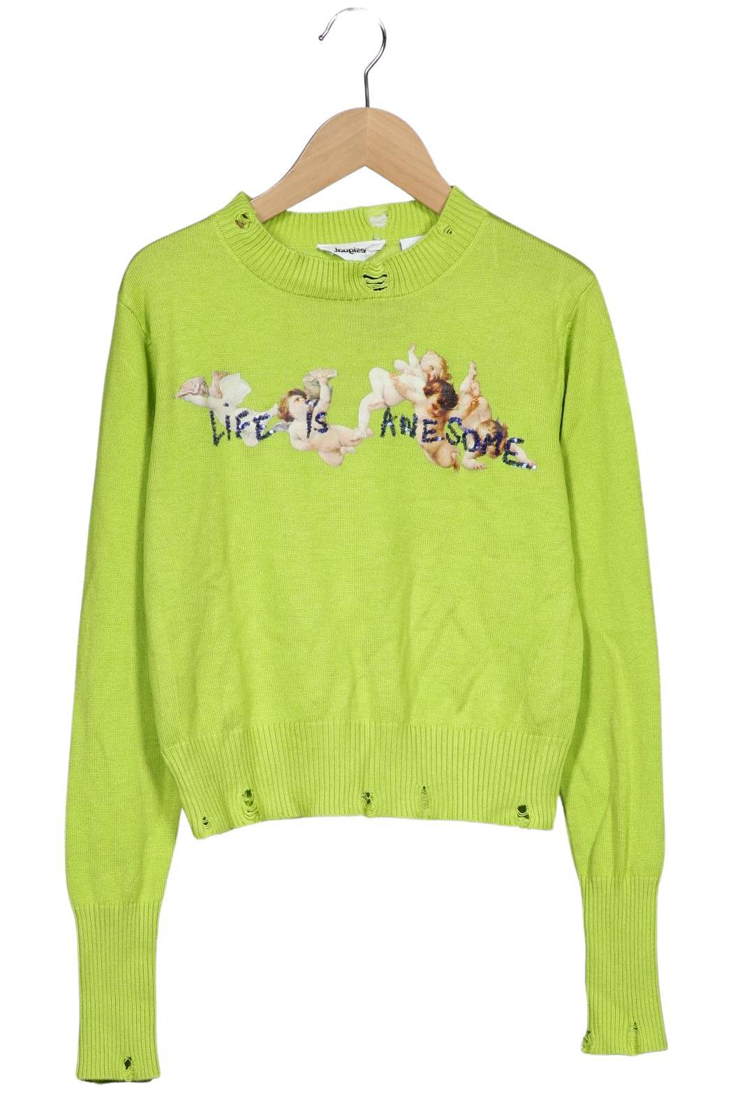 

Desigual Damen Pullover, hellgrün, Gr. 38