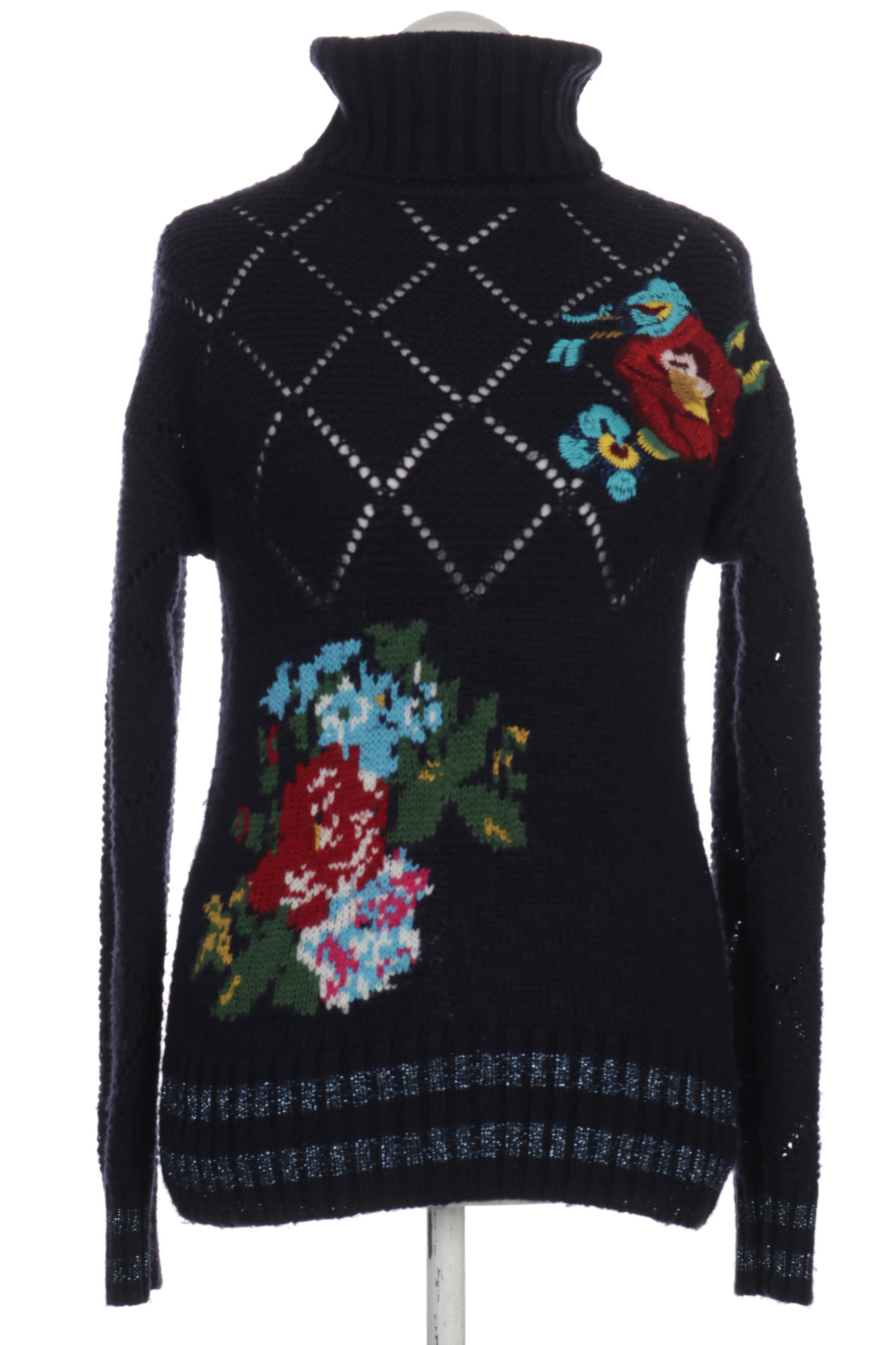 

Desigual Damen Pullover, blau, Gr.