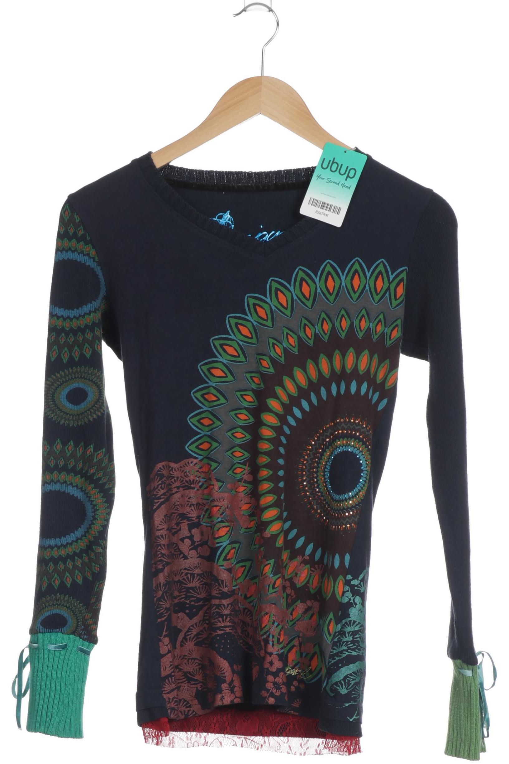 

Desigual Damen Pullover, blau, Gr.