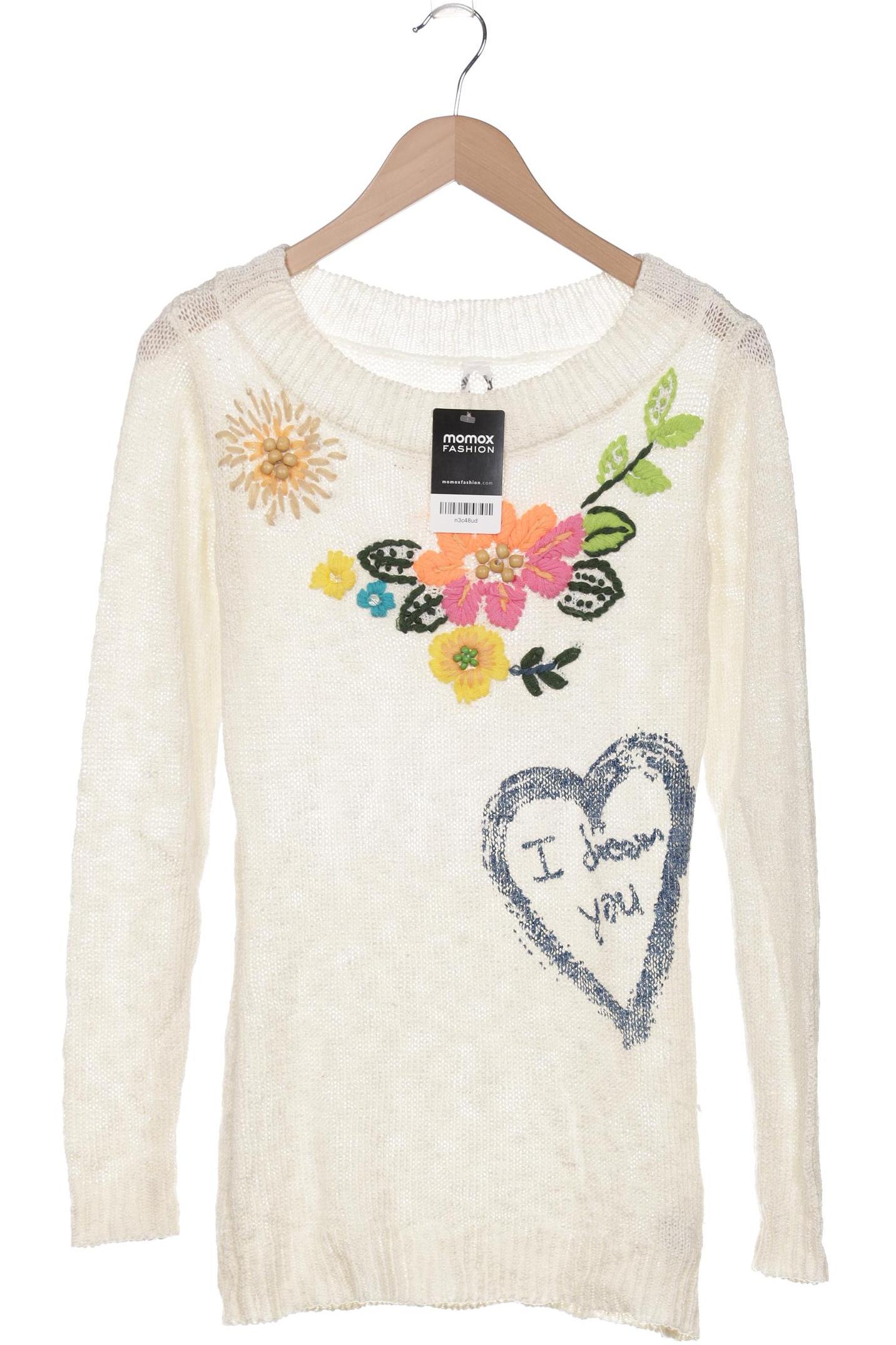 

Desigual Damen Pullover, cremeweiß, Gr. 38