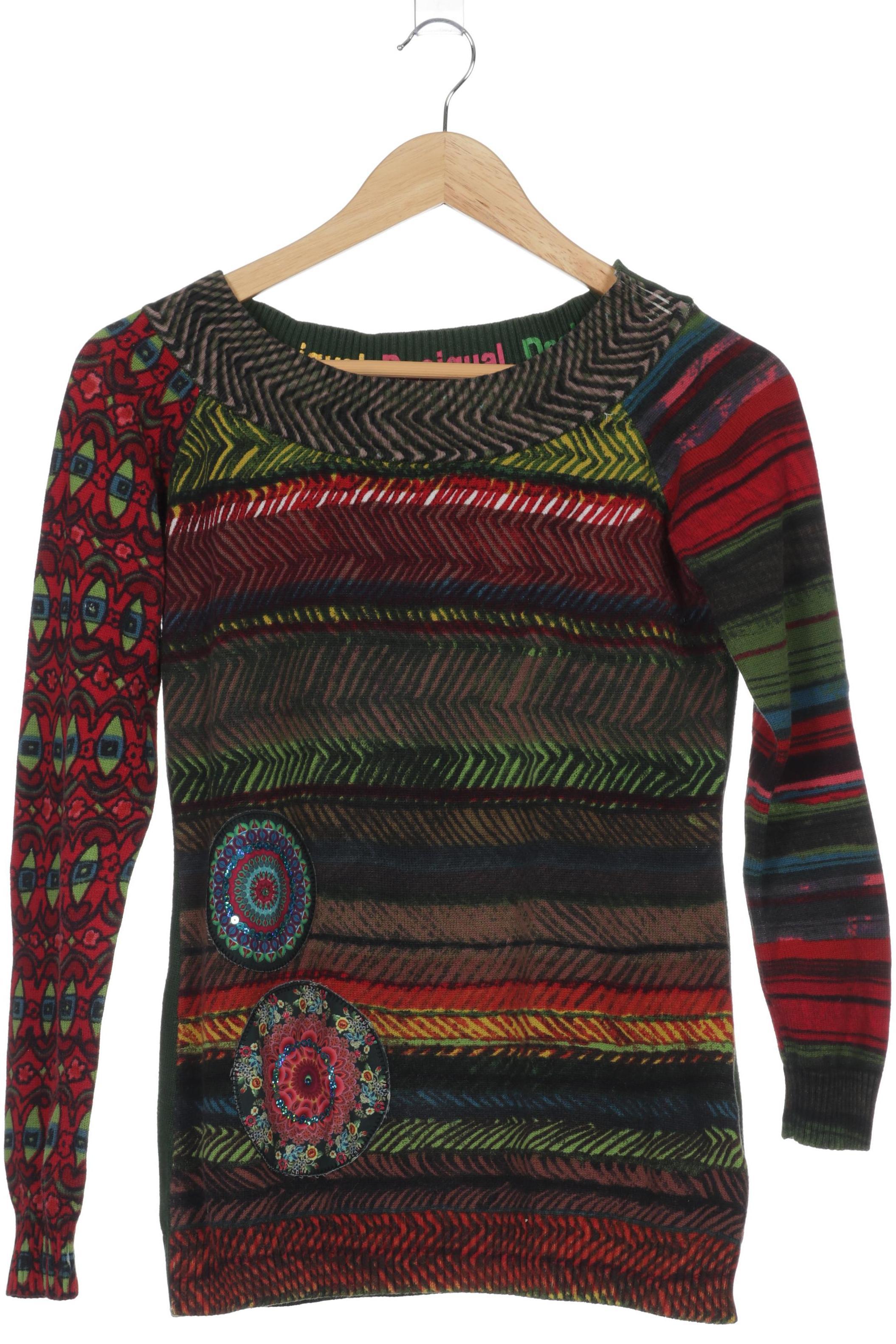 

Desigual Damen Pullover, grün, Gr.