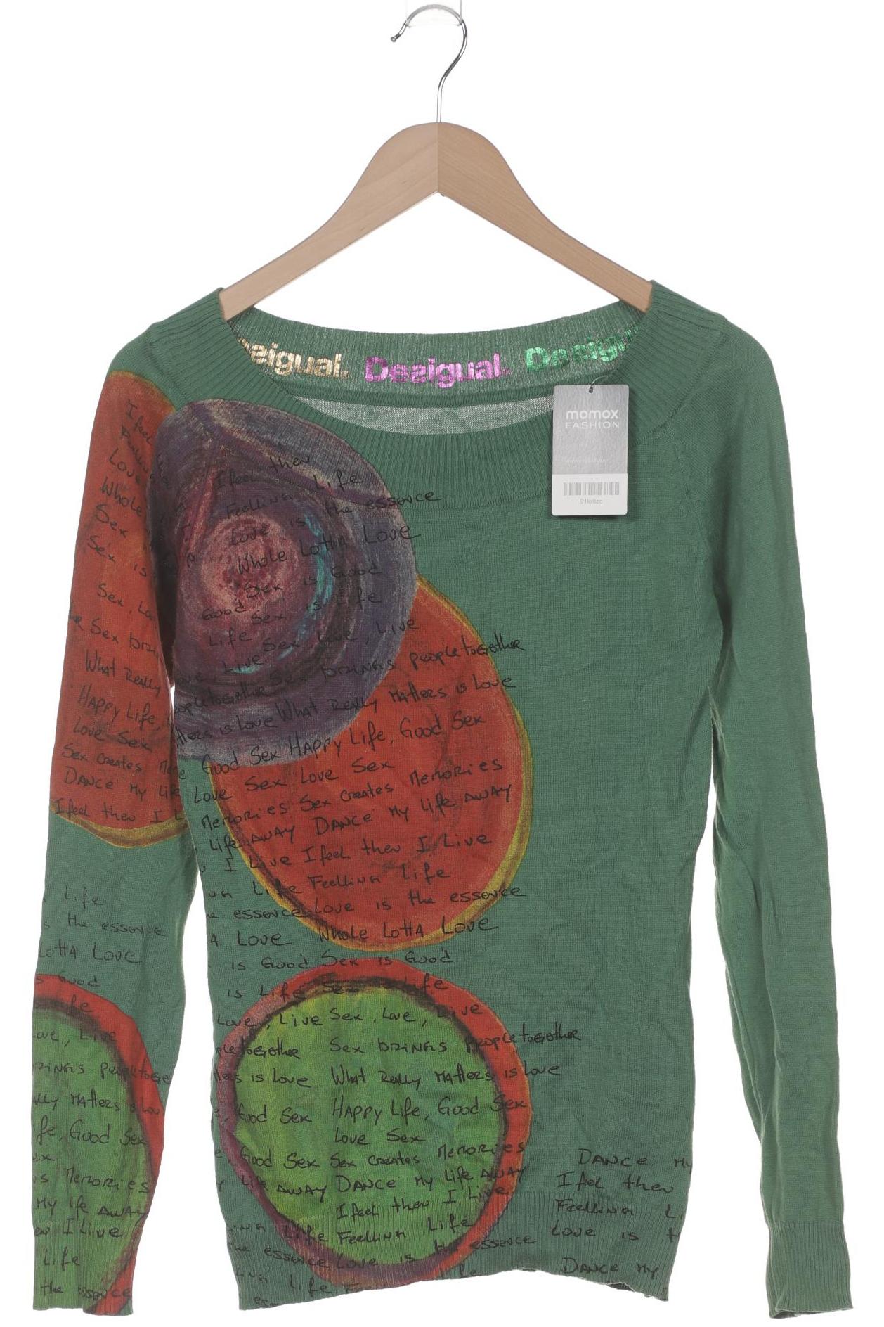 

Desigual Damen Pullover, grün, Gr. 36