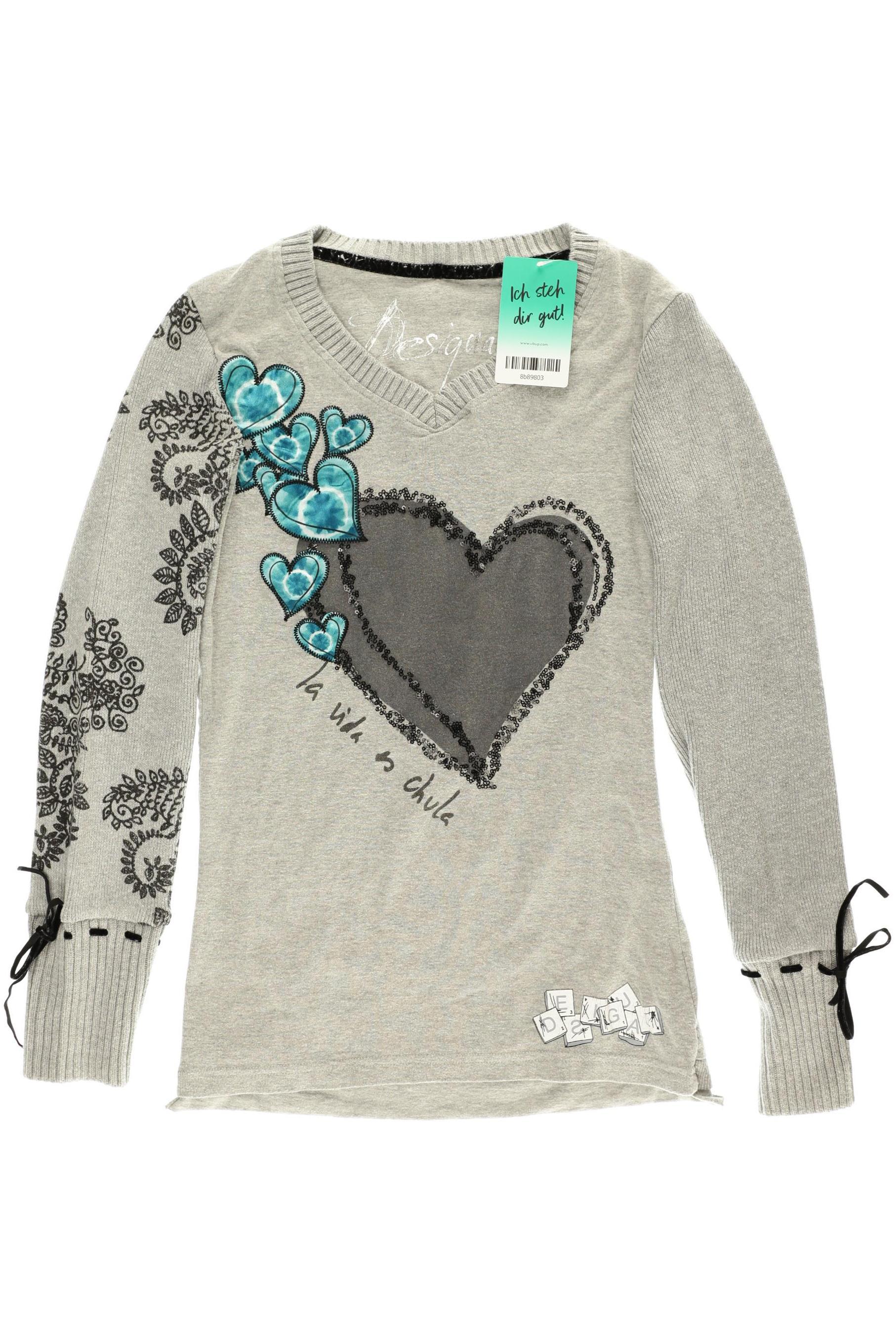 

Desigual Damen Pullover, grau, Gr.