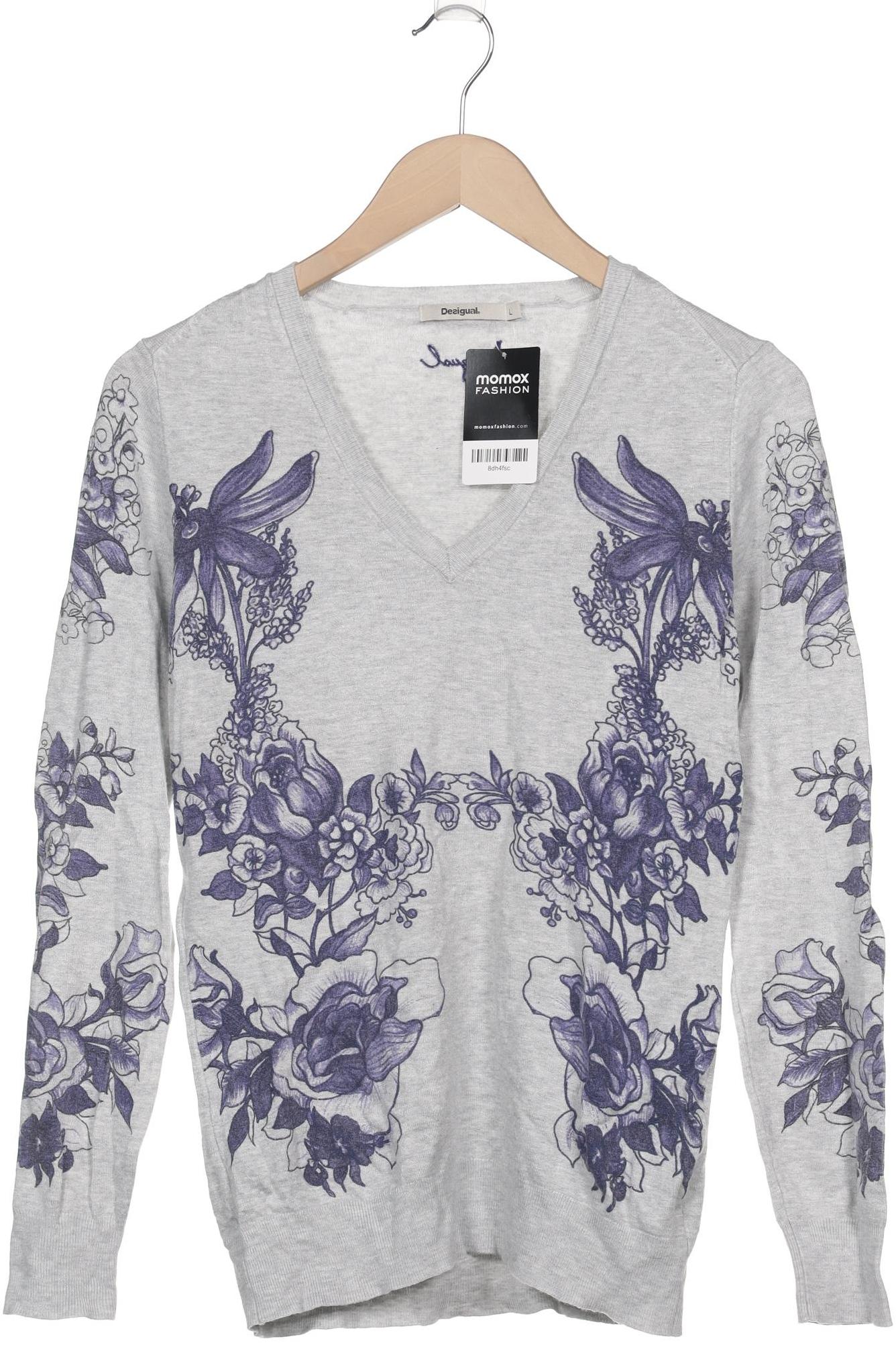 

Desigual Damen Pullover, grau, Gr. 42