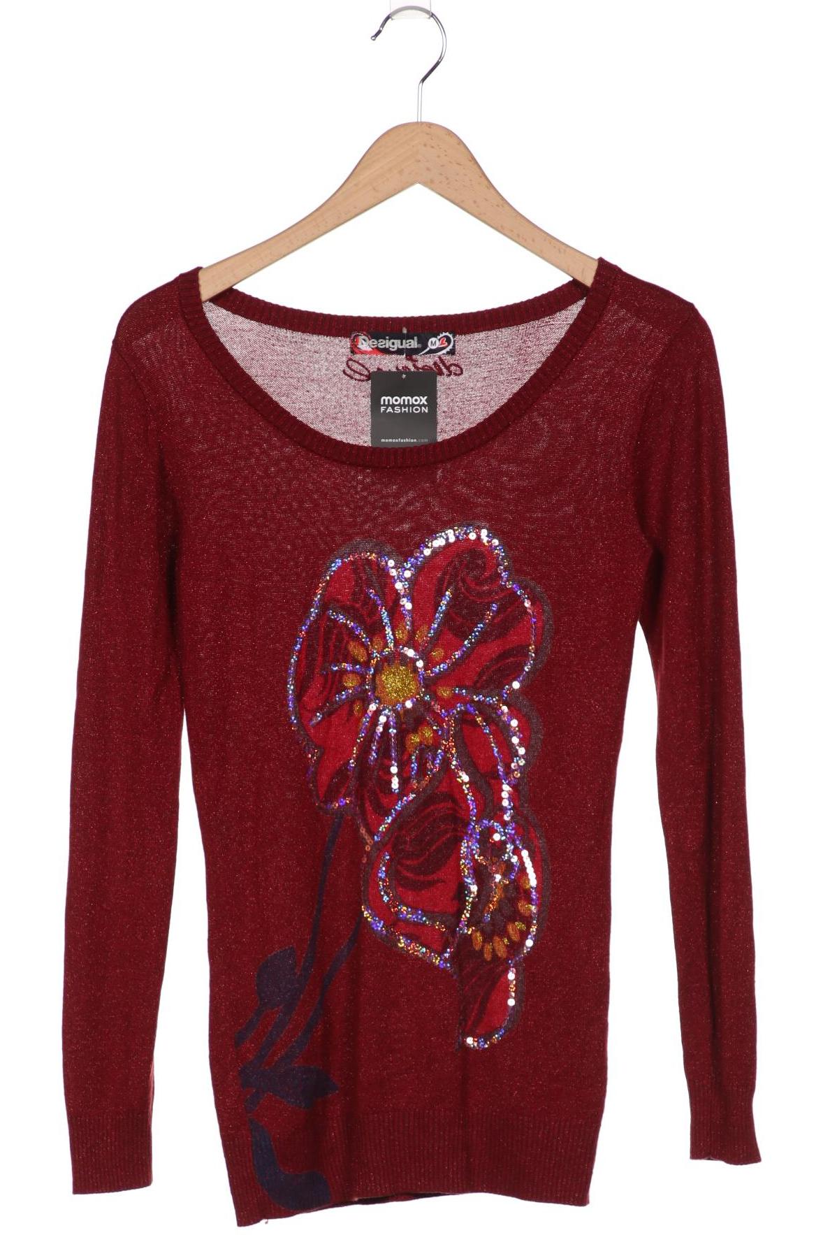 

Desigual Damen Pullover, rot, Gr. 38