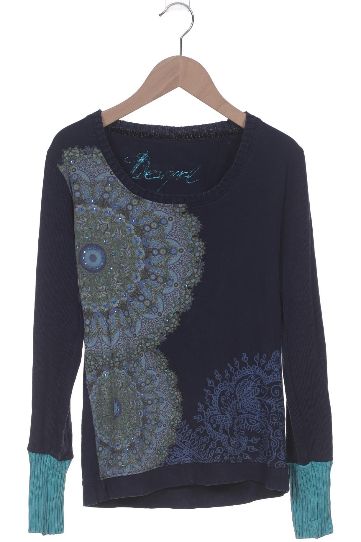 

Desigual Damen Pullover, blau, Gr. 38