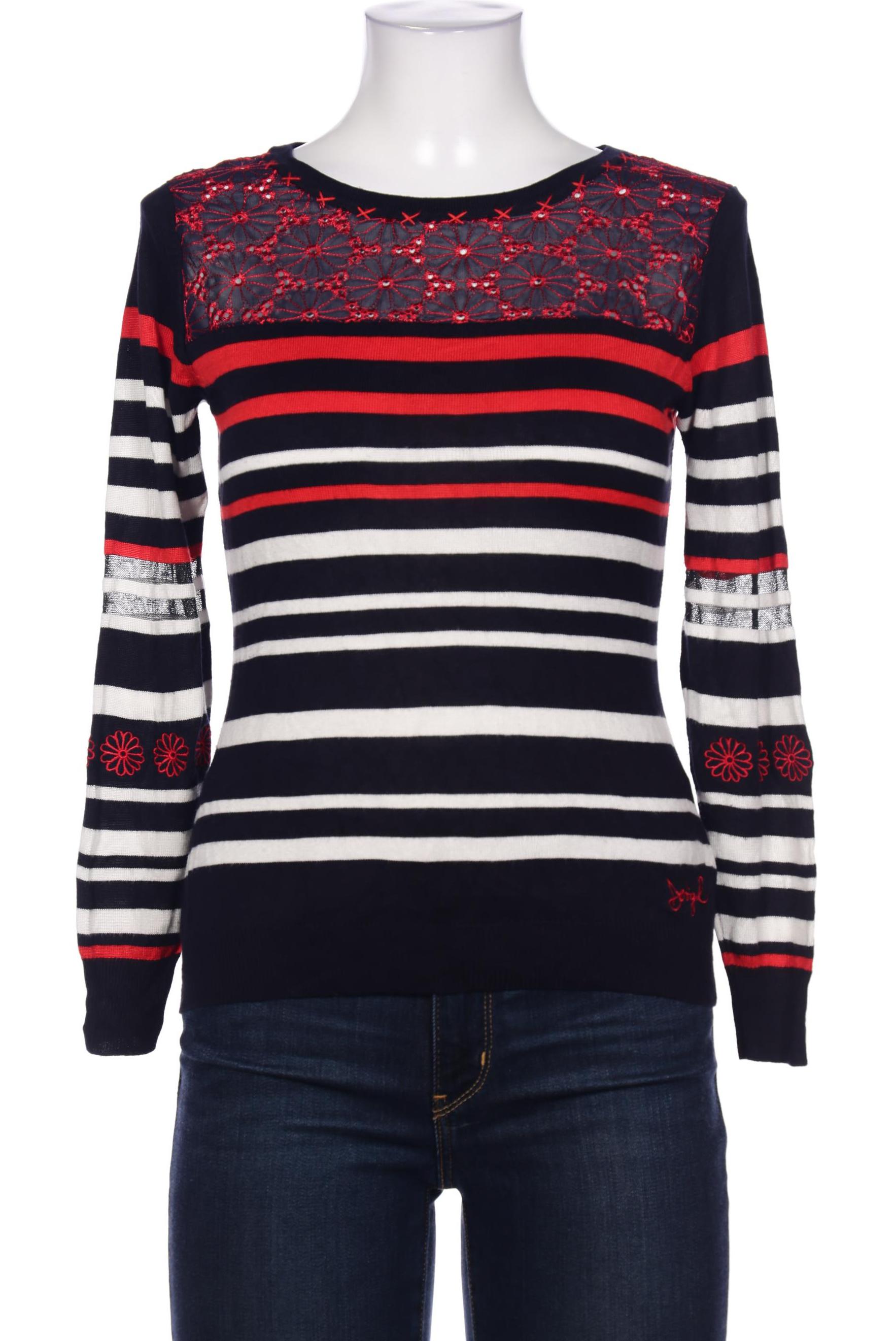

Desigual Damen Pullover, marineblau, Gr. 38