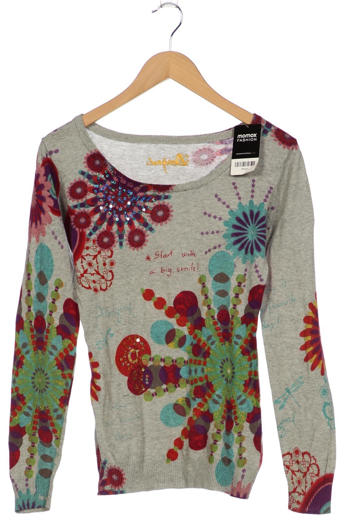 

Desigual Damen Pullover, grau, Gr. 38